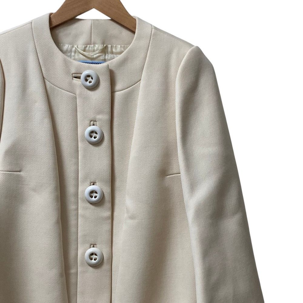 Prada Prada Prada Belted Collarless Coat Textile Outerwear DUTY FREE for USA Size ONE SIZE - 2 Thumbnail