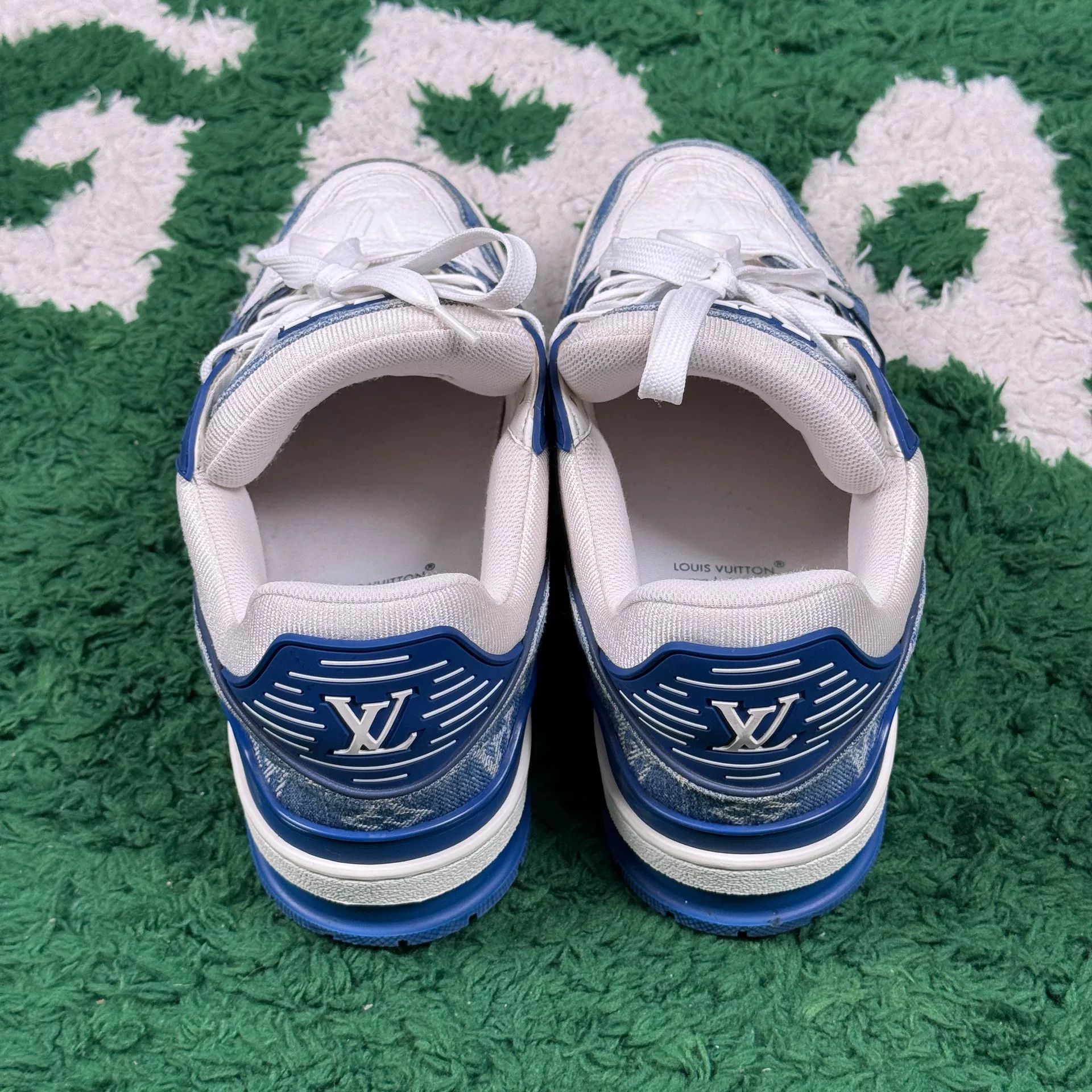 Louis Vuitton Louis Vuitton Training Denim Blue Lowtop Sneakers 9 Men Size US 9 / EU 42 - 4 Thumbnail