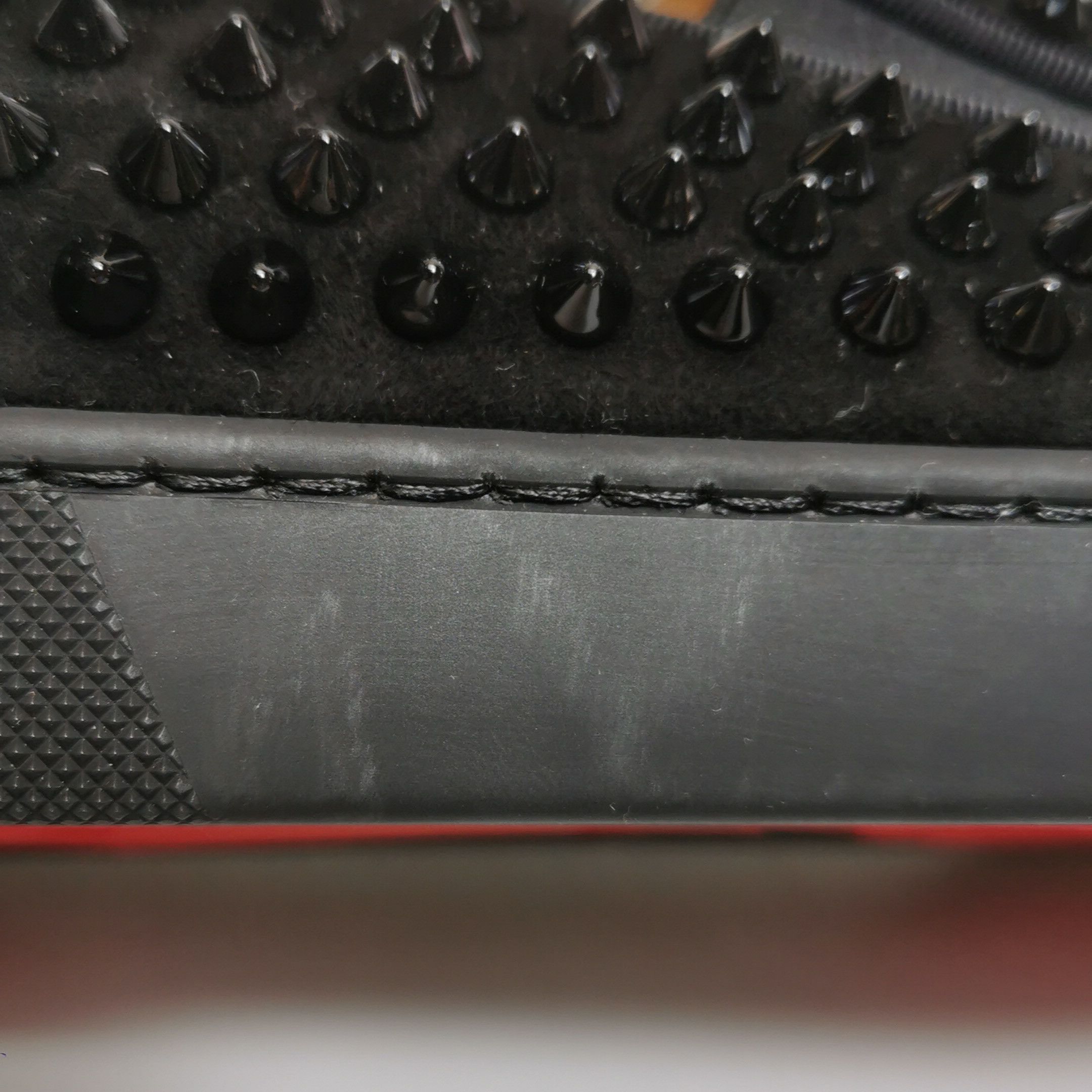 Christian Louboutin Christian Louboutin Spiked Roller-Boat Slip Ons 39.5 Size US 6 / EU 39 - 8 Thumbnail
