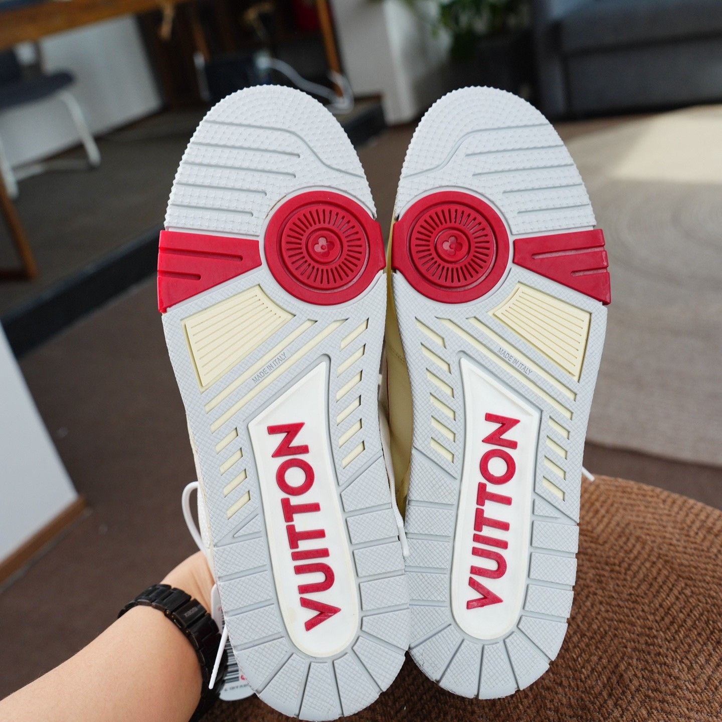 Louis Vuitton Louis Vuitton Training Red Lowtop Sneakers 8.5 Men Size US 8.5 / EU 41-42 - 9 Thumbnail