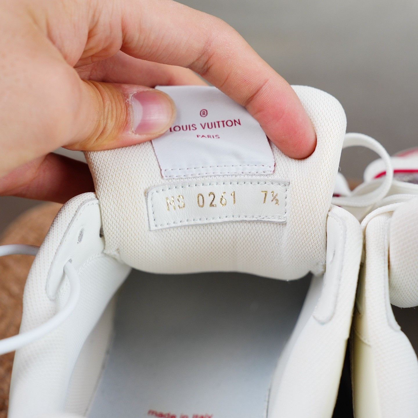 Louis Vuitton Louis Vuitton Training Red Lowtop Sneakers 8.5 Men Size US 8.5 / EU 41-42 - 5 Thumbnail