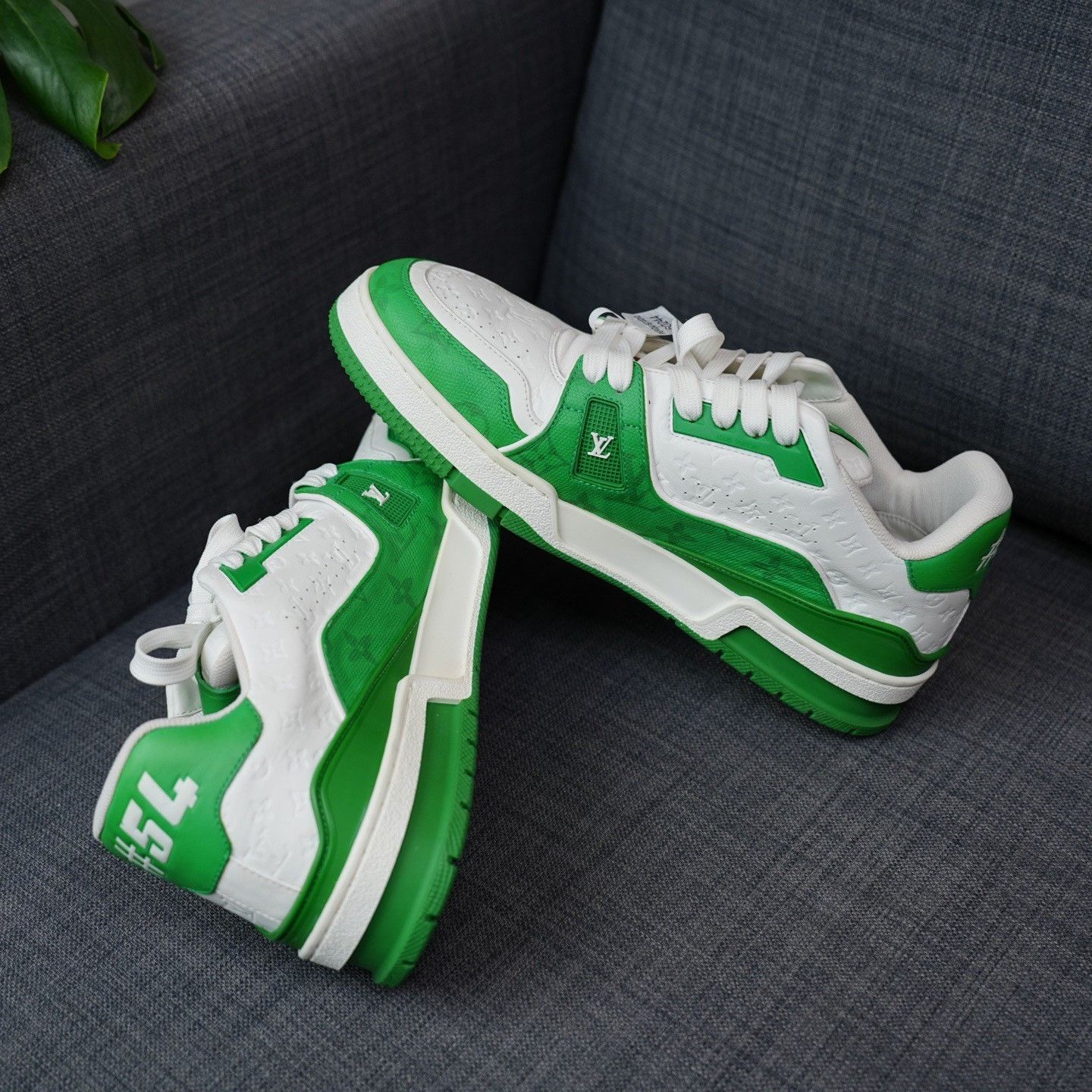 Louis Vuitton Louis Vuitton Training Green Lowtop Sneakers 8.5 Men Size US 8.5 / EU 41-42 - 8 Thumbnail