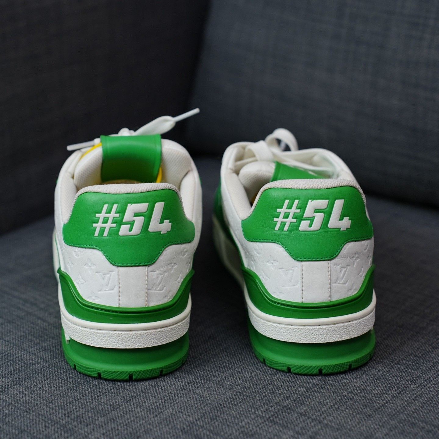Louis Vuitton Louis Vuitton Training Green Lowtop Sneakers 8.5 Men Size US 8.5 / EU 41-42 - 6 Thumbnail