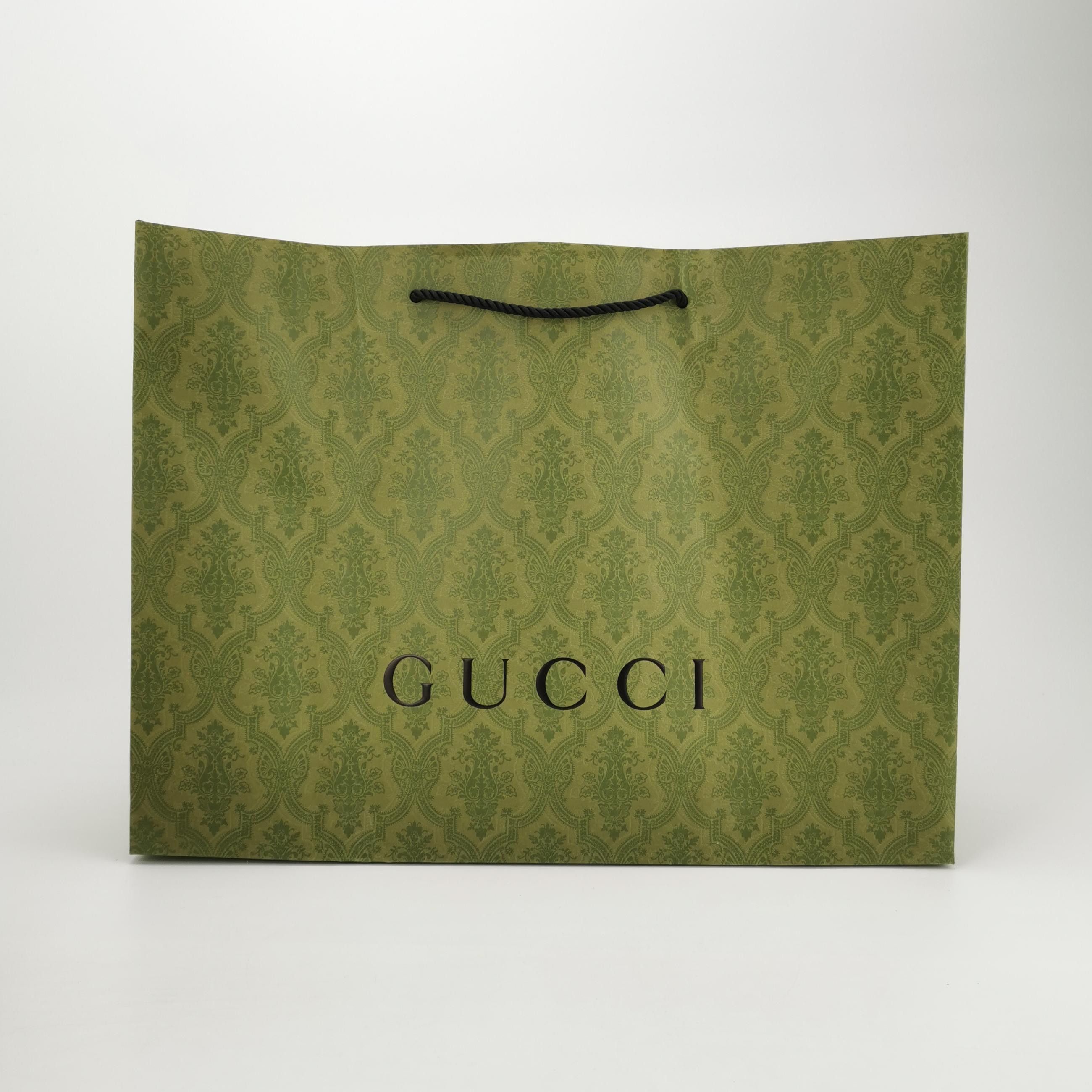 Gucci Gucci Logo Patch Black Leather Low-Top Sneakers EU 42 Size US 9 / EU 42 - 8 Thumbnail