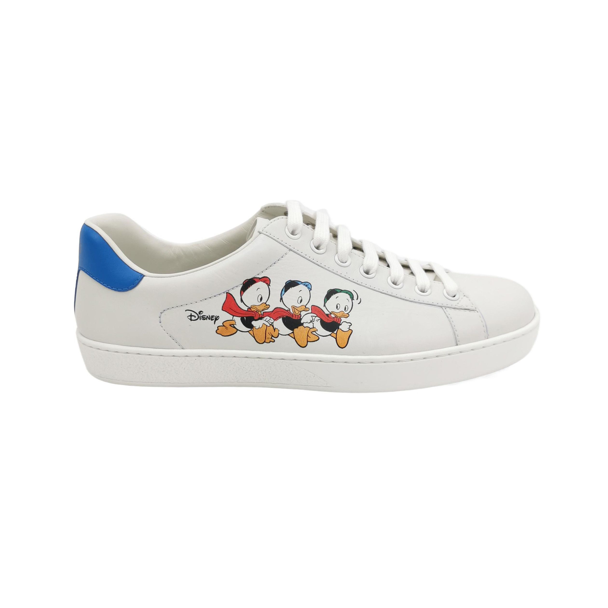 Gucci Gucci x Disney Donald Duck Ace Sneakers 5.5 Size US 6 / EU 39 - 2 Thumbnail