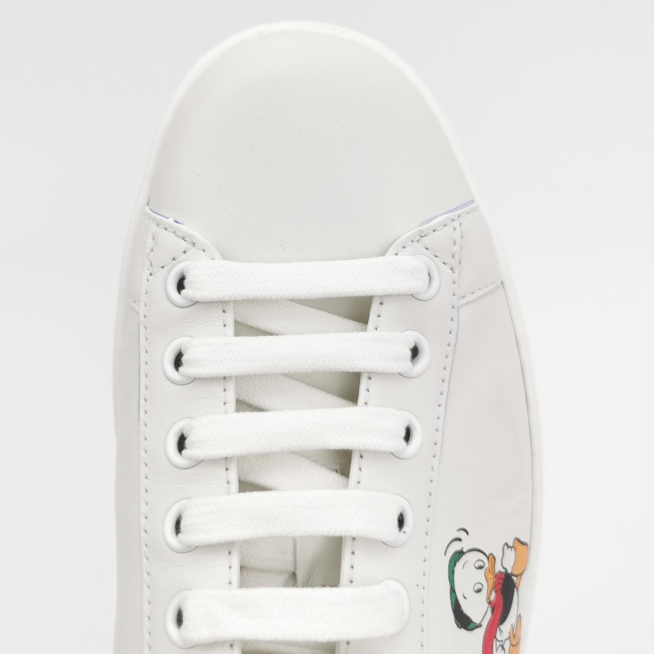 Gucci Gucci x Disney Donald Duck Ace Sneakers 5.5 Size US 6 / EU 39 - 7 Thumbnail