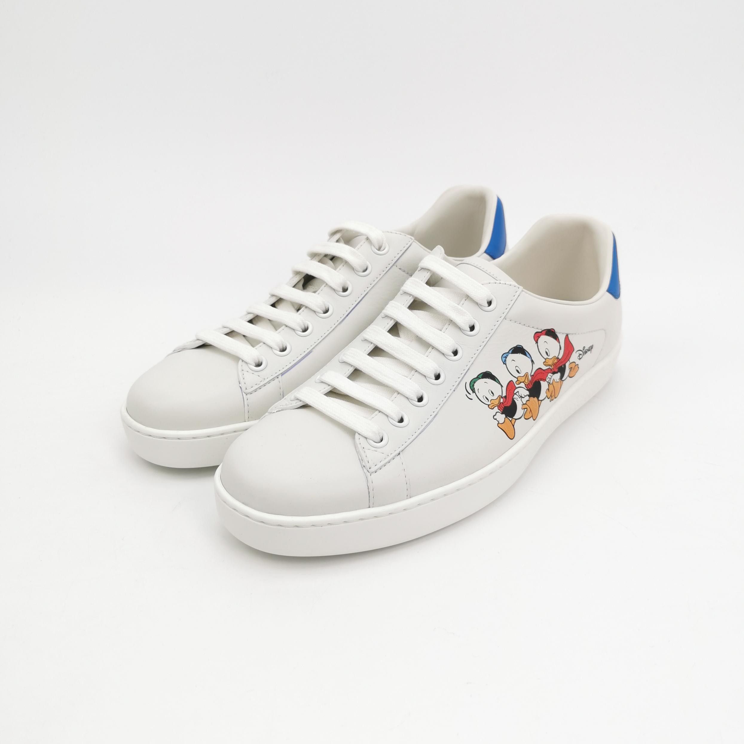 Gucci Gucci x Disney Donald Duck Ace Sneakers 5.5 Size US 6 / EU 39 - 4 Thumbnail