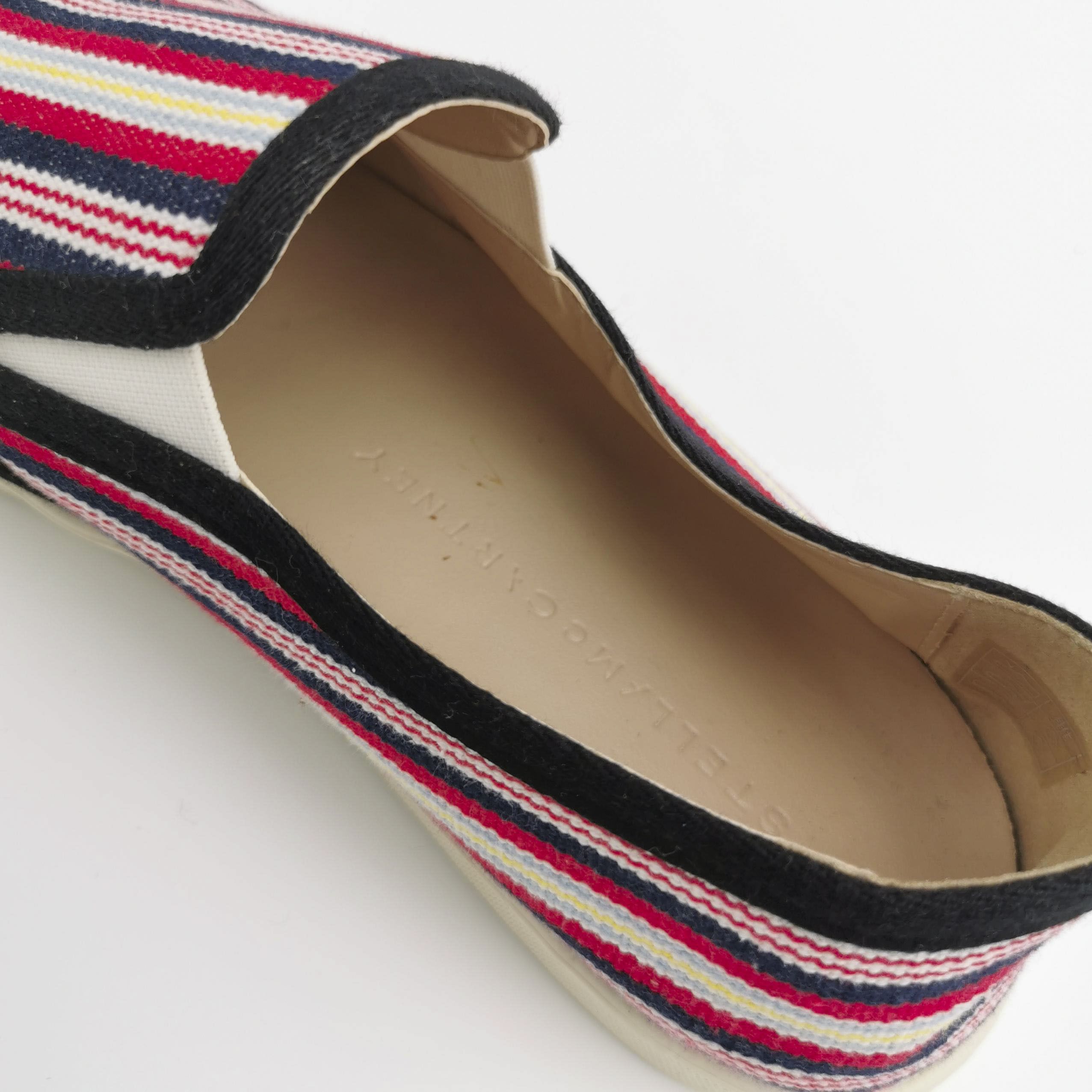 Stella McCartney Stella McCartney Striped Canvas Slip Ons 41 Size US 8 / EU 41 - 9 Thumbnail