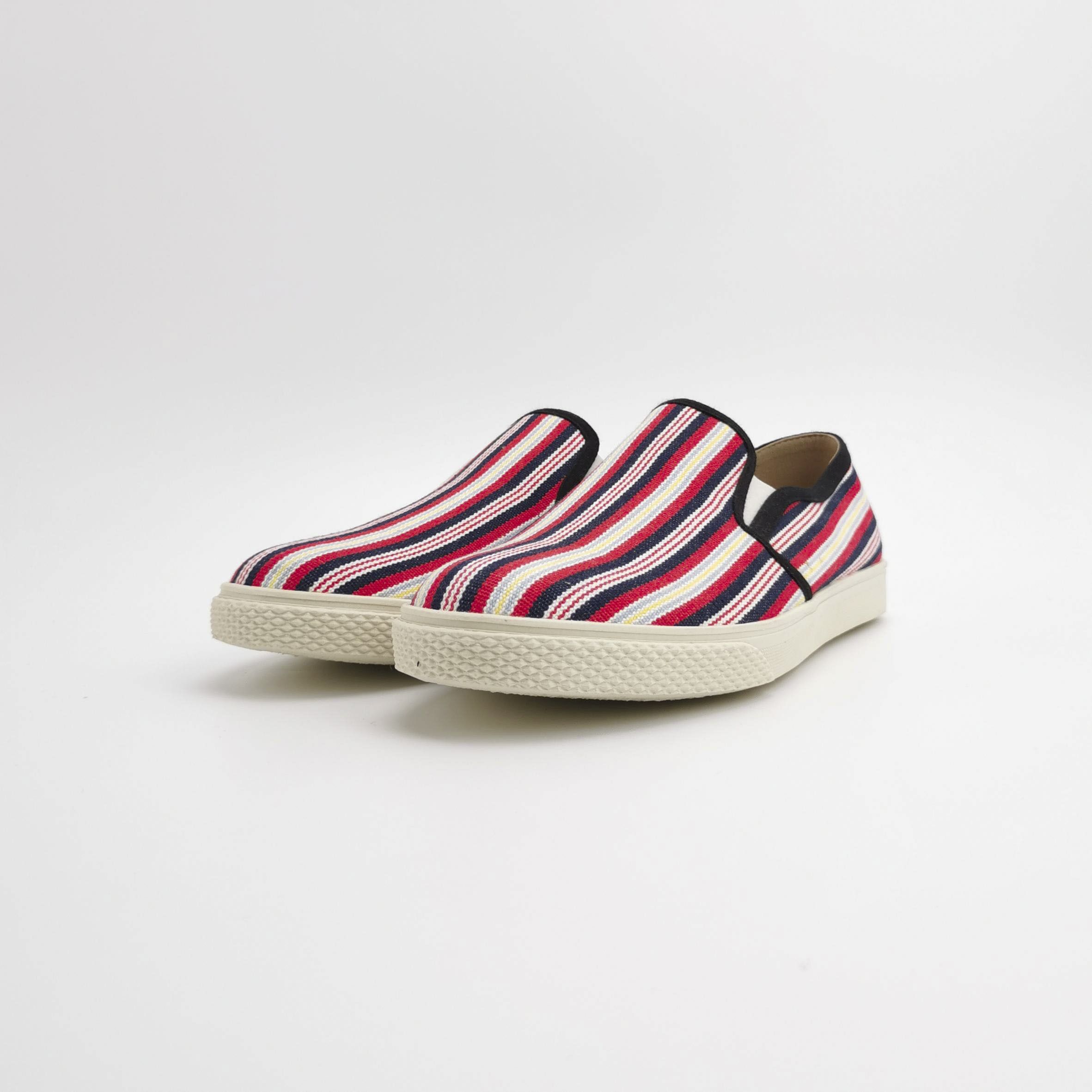 Stella McCartney Stella McCartney Striped Canvas Slip Ons 41 Size US 8 / EU 41 - 4 Thumbnail