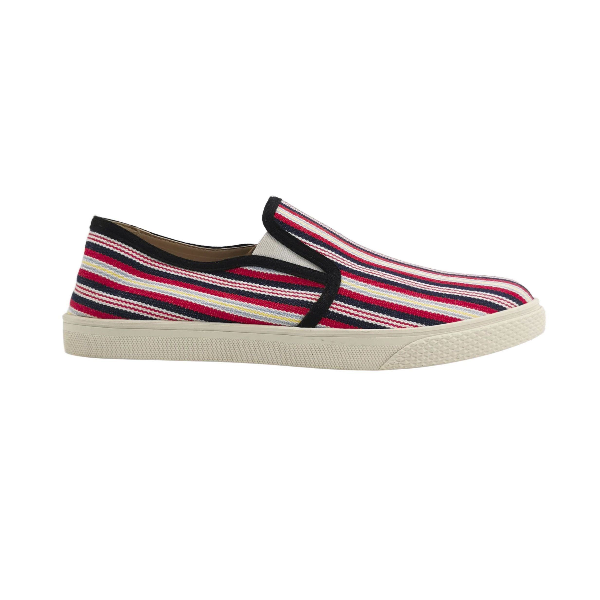 Stella McCartney Stella McCartney Striped Canvas Slip Ons 41 Size US 8 / EU 41 - 2 Thumbnail
