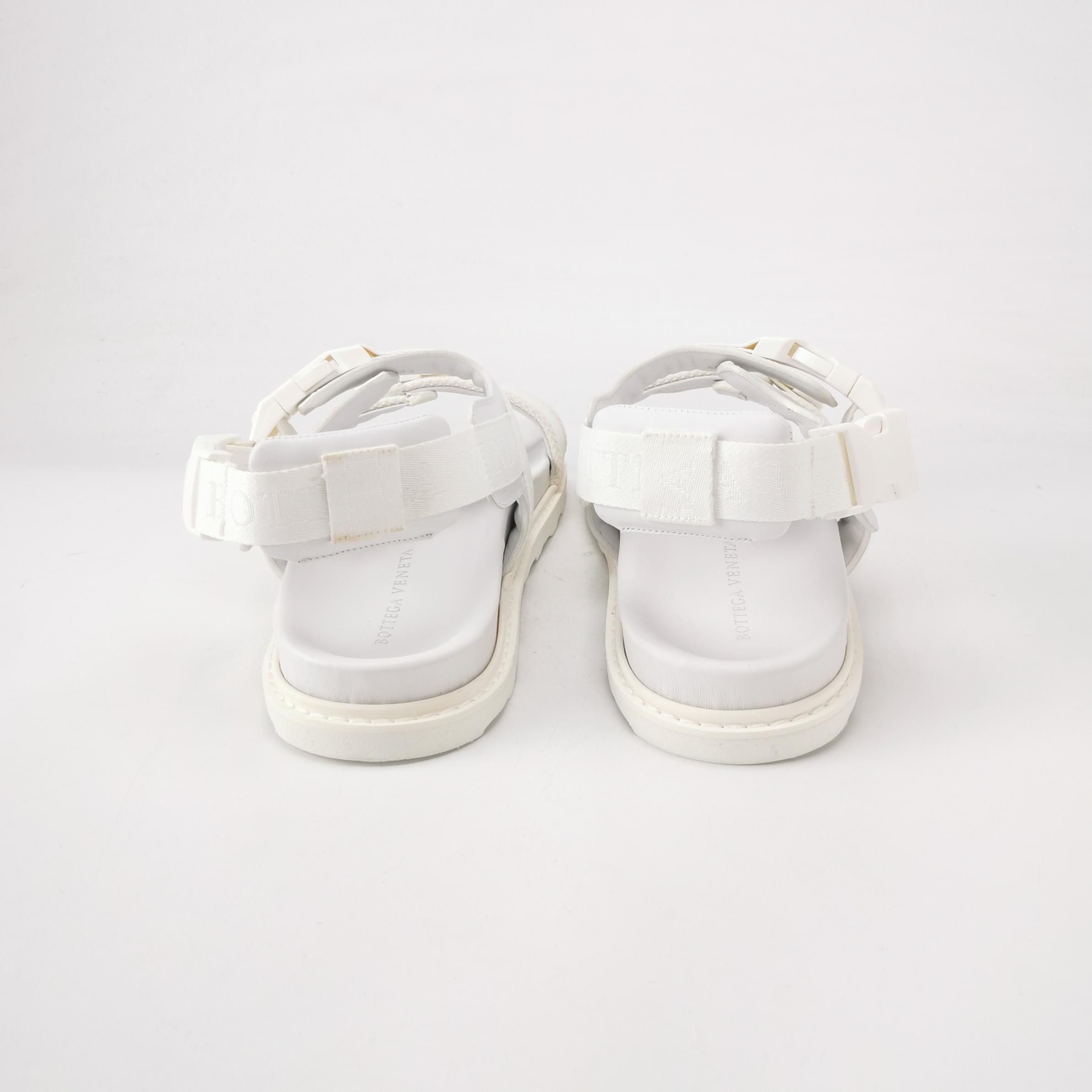 Bottega Veneta Bottega Veneta Optic White Buckle Sandals 44 Size US 11 / EU 44 - 5 Thumbnail