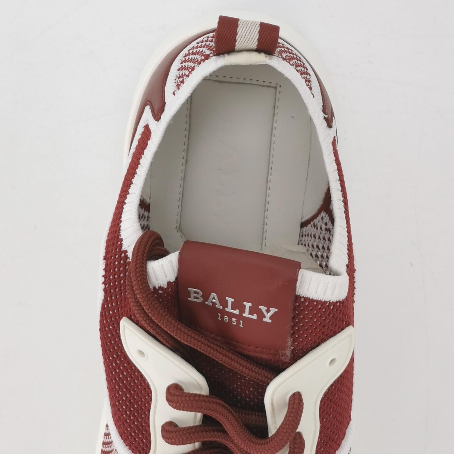 Bally Bally Red Mesh Canvas Low-Top Sneakers EU 43 Size US 10 / EU 43 - 8 Thumbnail