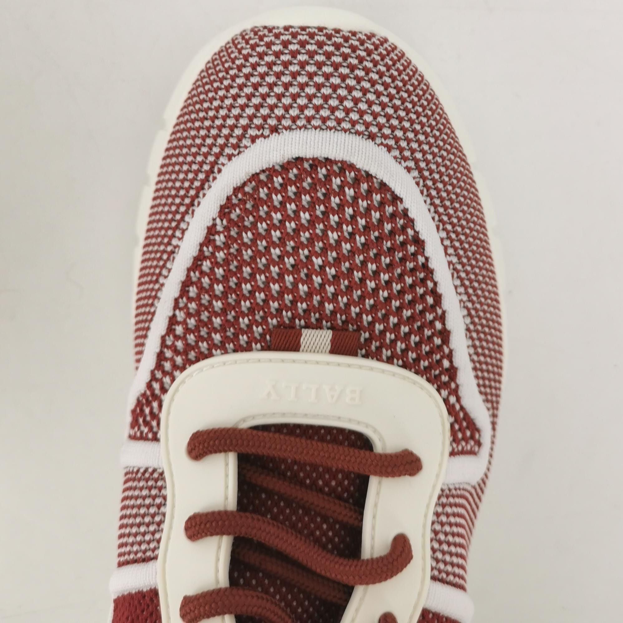 Bally Bally Red Mesh Canvas Low-Top Sneakers EU 43 Size US 10 / EU 43 - 7 Thumbnail