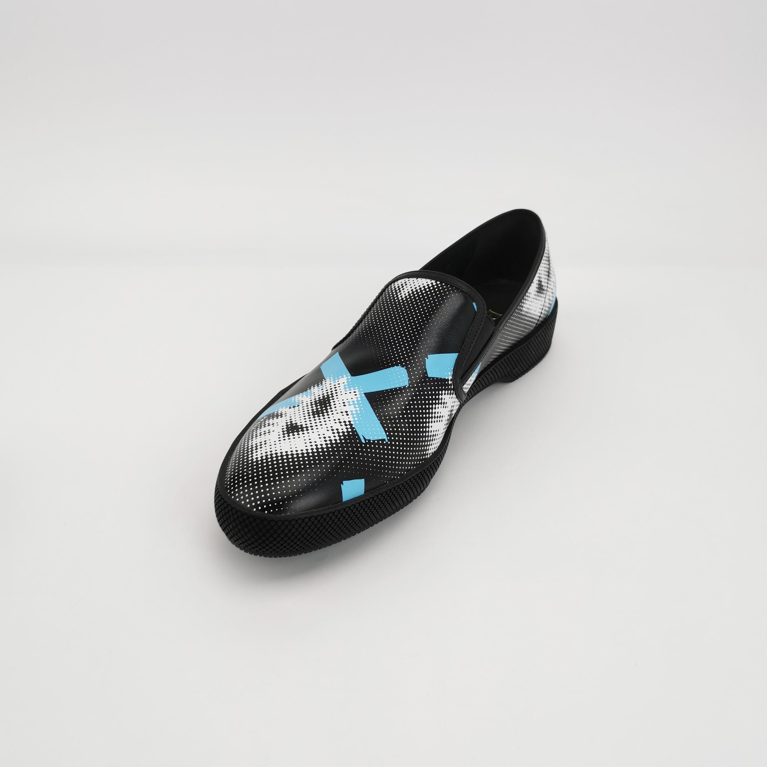 Prada Prada Graphic Print Leather Slip Ons 42 Size US 9 / EU 42 - 3 Thumbnail