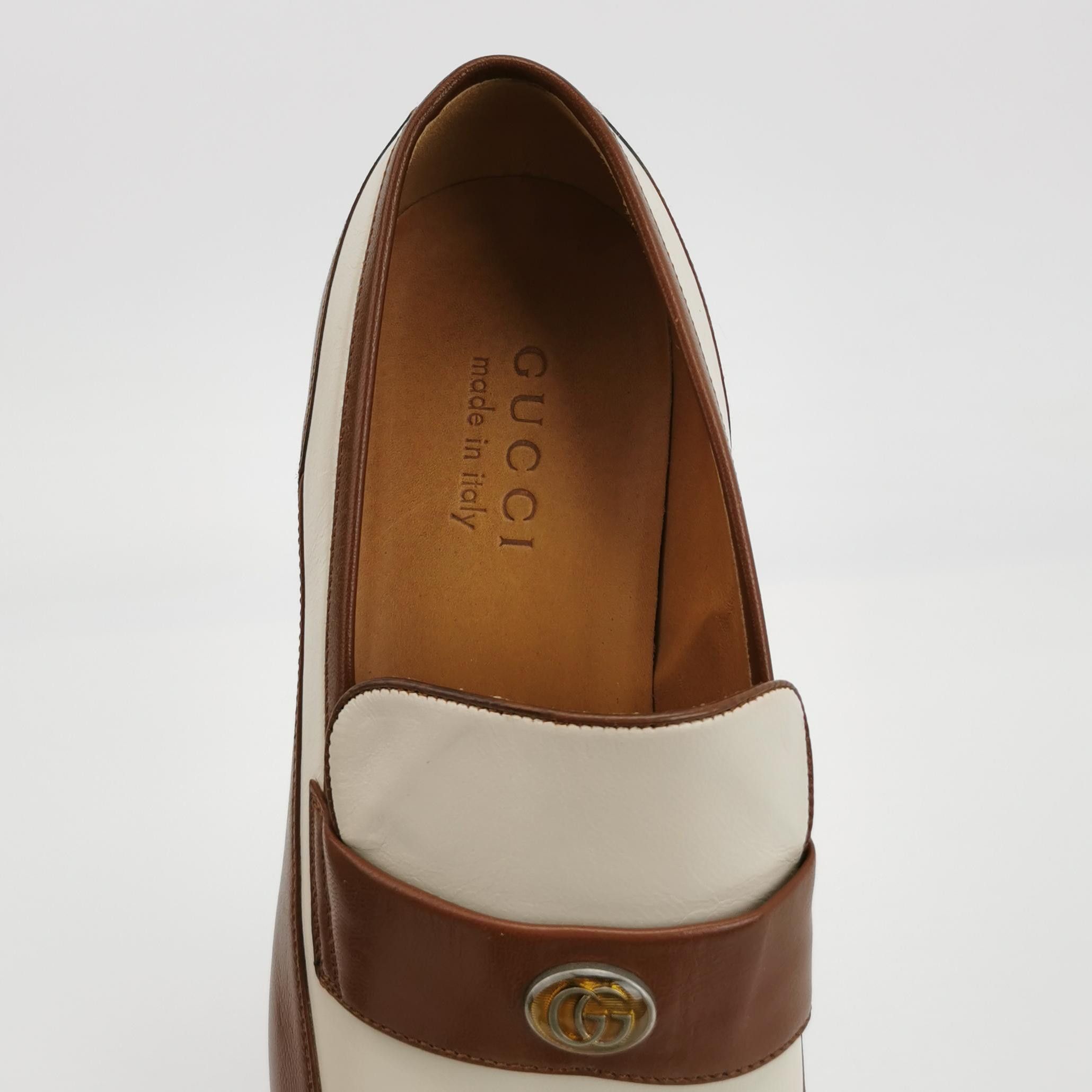 Gucci Gucci Two-Tone Leather Loafers Size 8 Size US 8 / EU 41 - 8 Thumbnail
