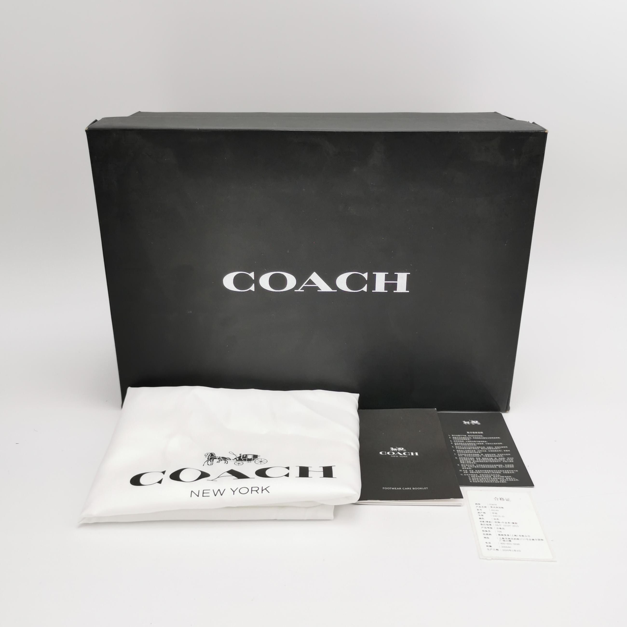 Coach Coach Red Canvas High Top Sneakers EU 40 Size US 7 / EU 40 - 11 Thumbnail