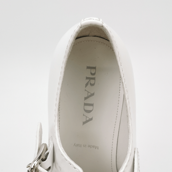 Prada Prada Logo Buckle Leather Mary Jane Shoes EU 41 Size US 8 / EU 41 - 8 Thumbnail