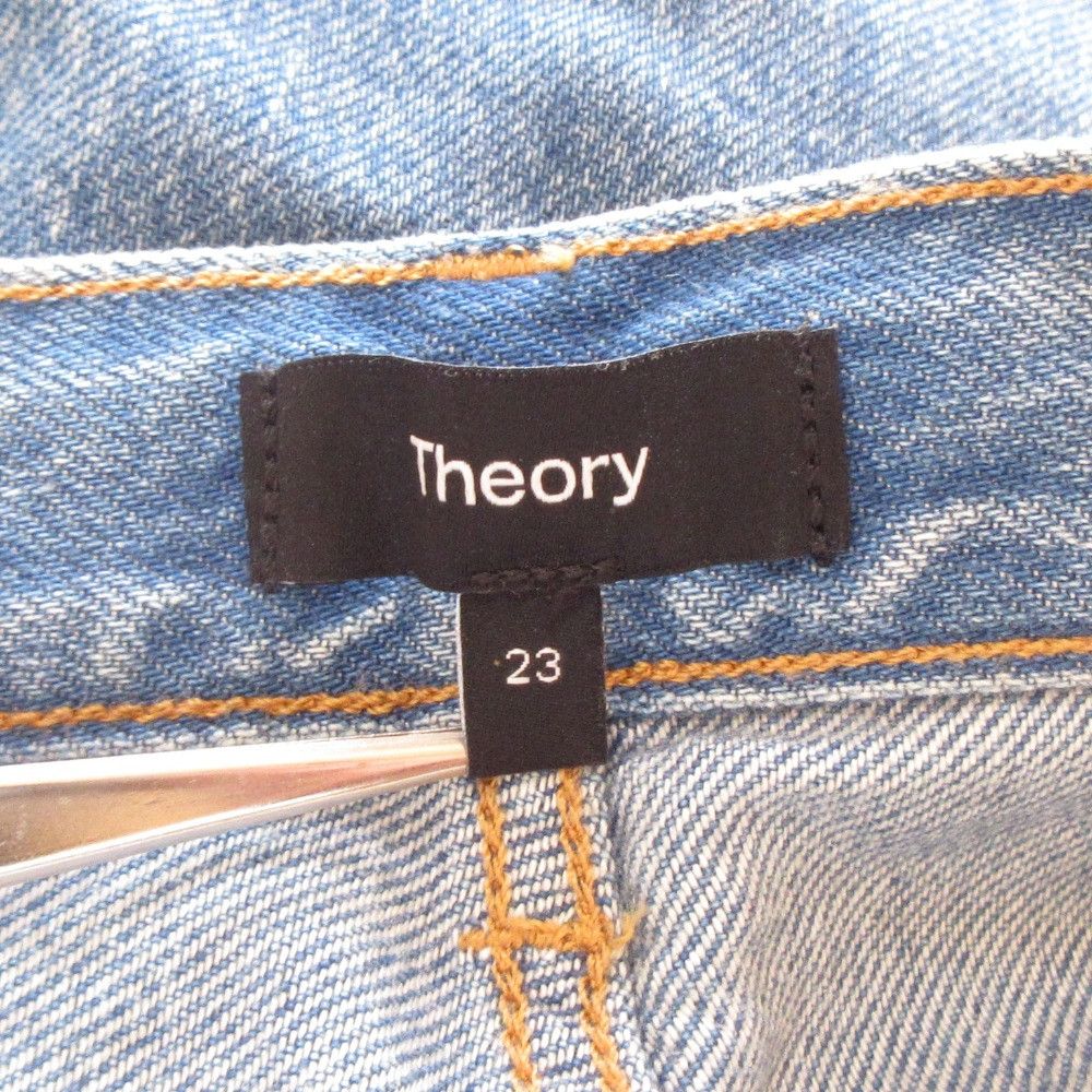 Theory Theory Theory RELAXED DENIM HW WIDE JEAN denim pants Textile Jeans DUTY FREE for USA Size ONE SIZE - 8 Thumbnail
