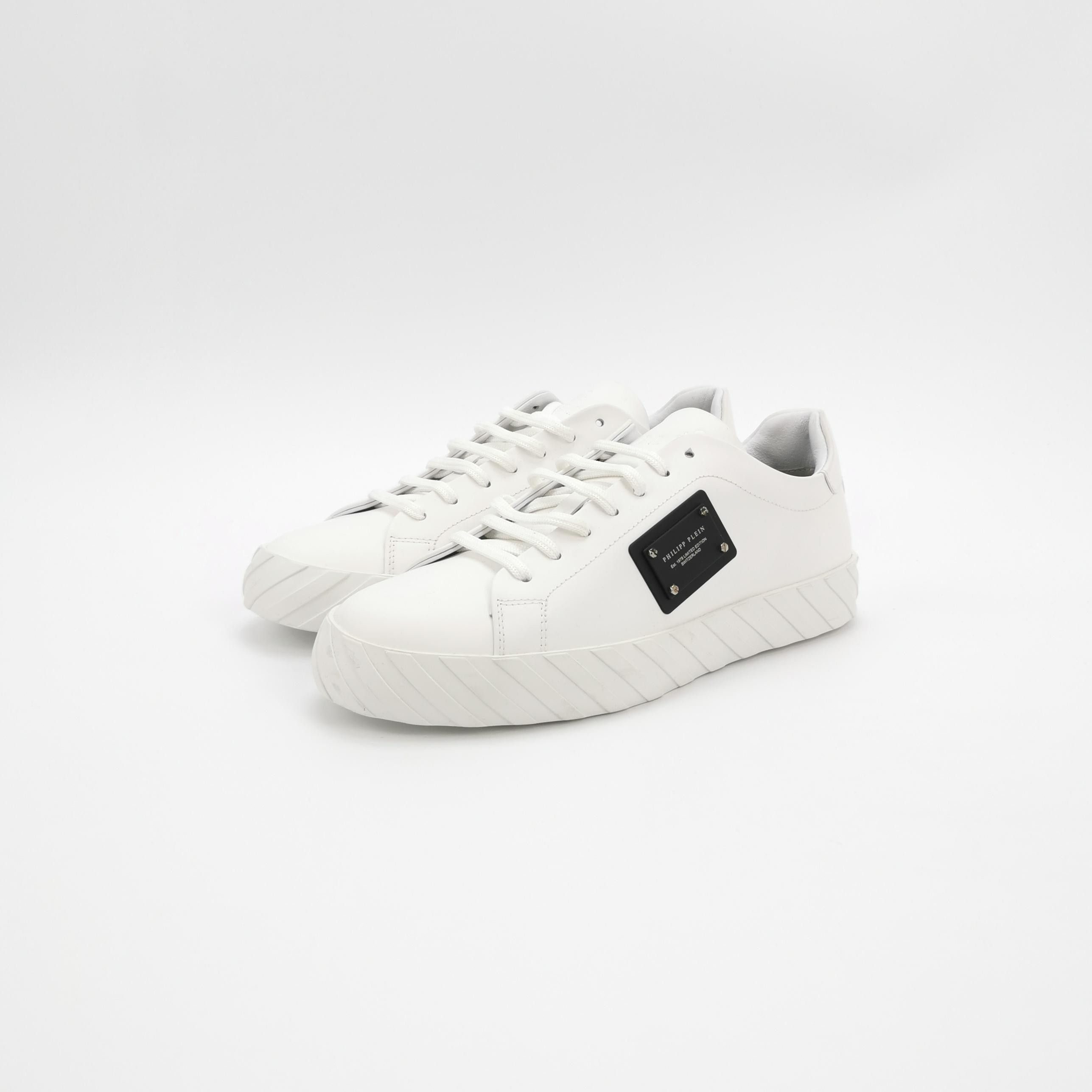 Philipp Plein Philipp Plein Logo Leather Low-Top Sneakers 40 Size US 7 / EU 40 - 3 Thumbnail