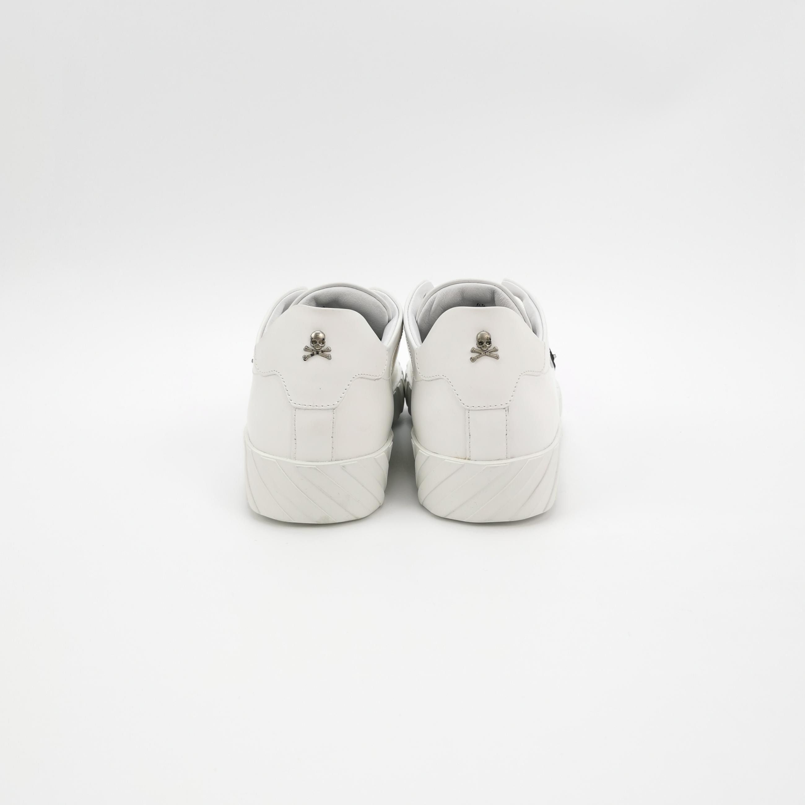 Philipp Plein Philipp Plein Logo Leather Low-Top Sneakers 40 Size US 7 / EU 40 - 5 Thumbnail