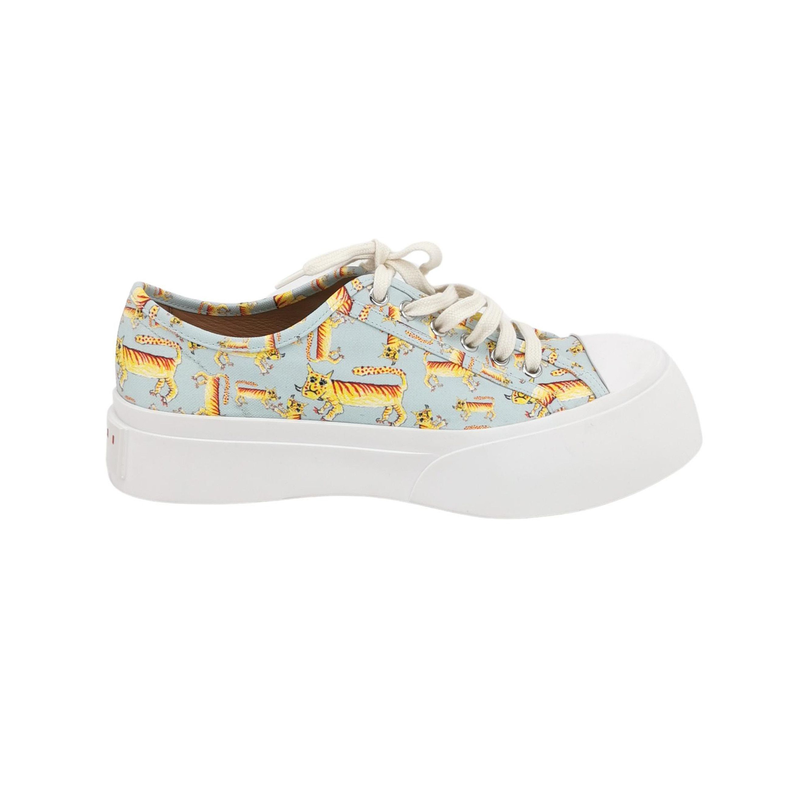 Marni Marni Animal Print Pablo Canvas Sneakers 40 Size US 7 / EU 40 - 2 Thumbnail