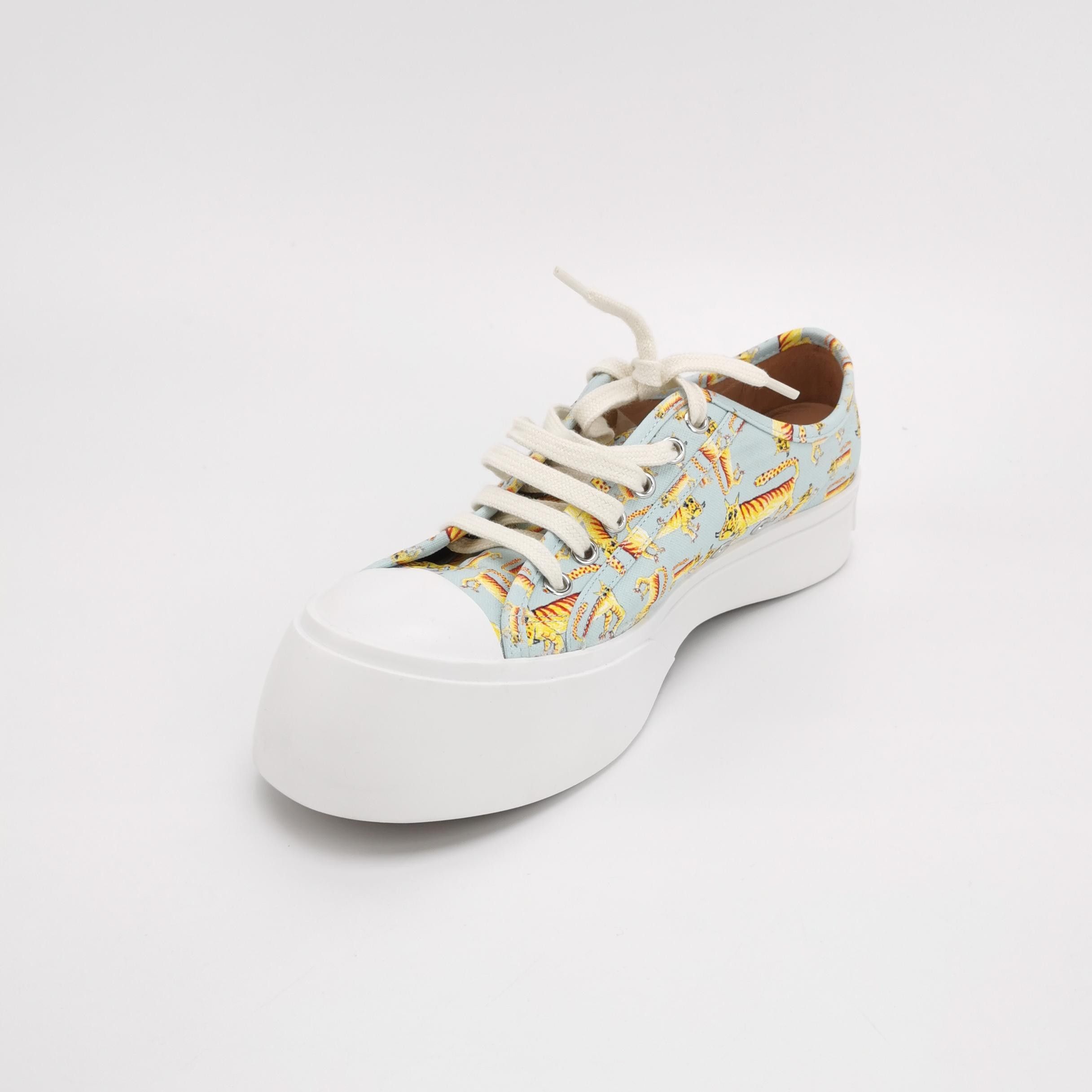 Marni Marni Animal Print Pablo Canvas Sneakers 40 Size US 7 / EU 40 - 3 Thumbnail