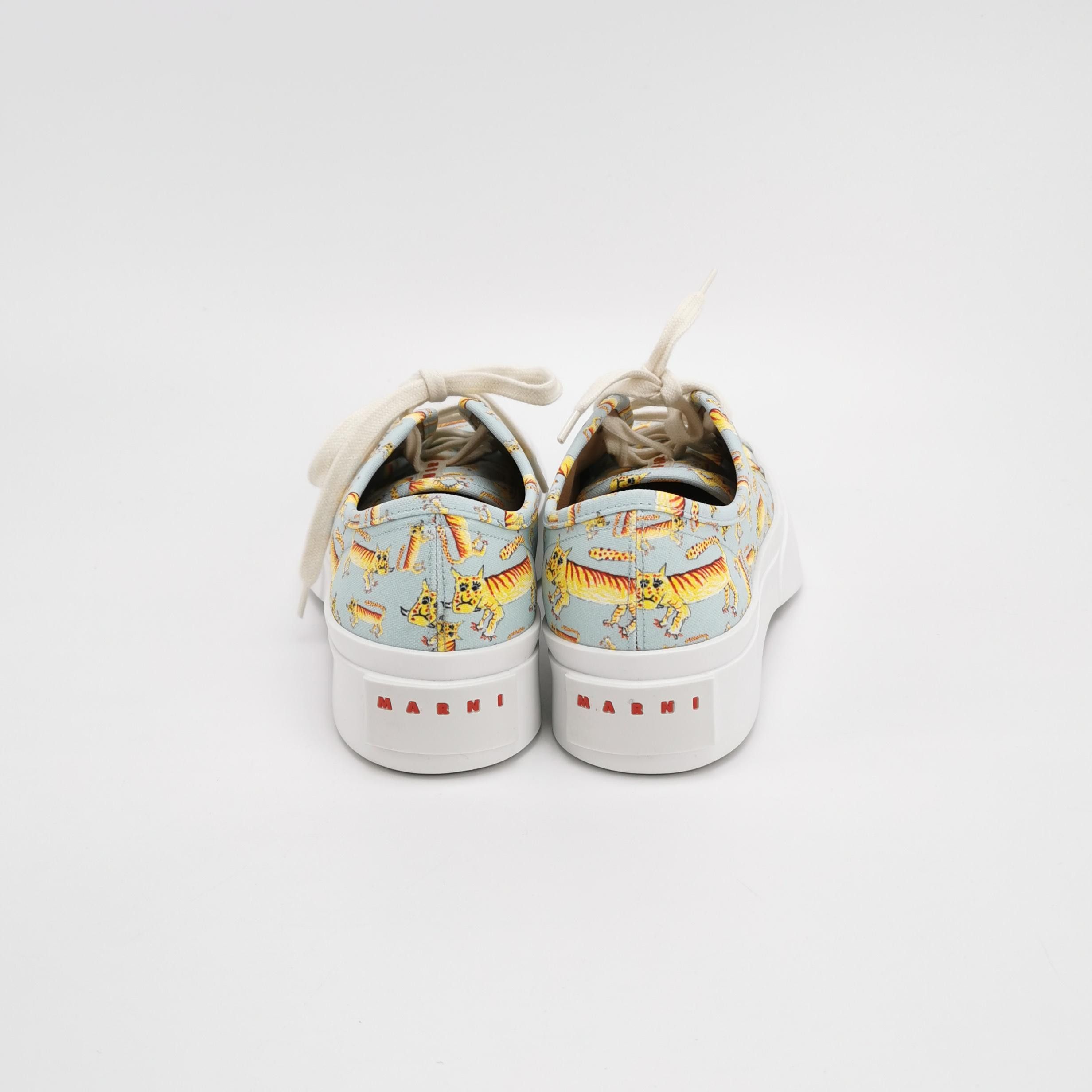 Marni Marni Animal Print Pablo Canvas Sneakers 40 Size US 7 / EU 40 - 5 Thumbnail