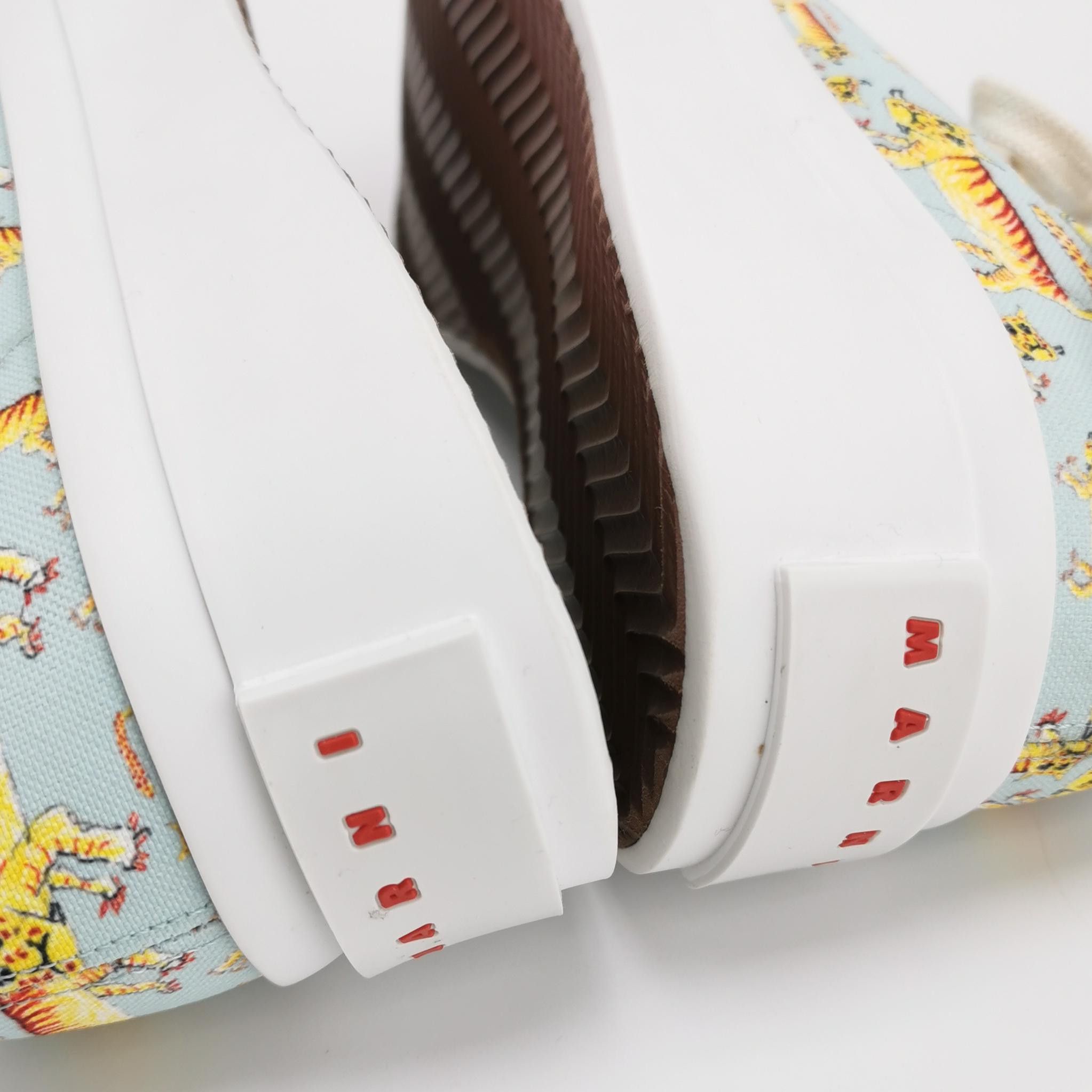 Marni Marni Animal Print Pablo Canvas Sneakers 40 Size US 7 / EU 40 - 10 Thumbnail