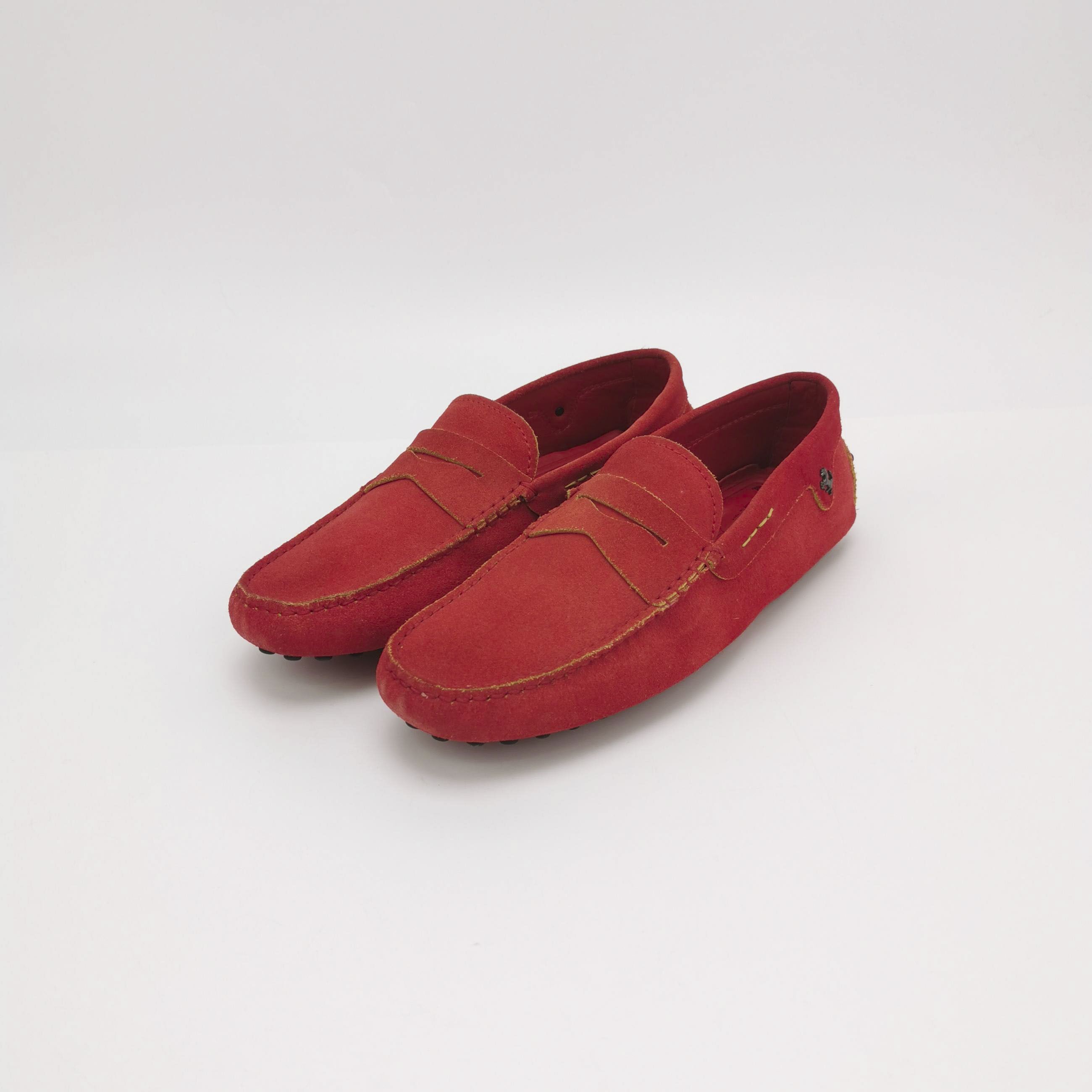 Tod's Tod's x Ferrari Suede Gommino Loafers EU 40 Size US 7 / EU 40 - 4 Thumbnail