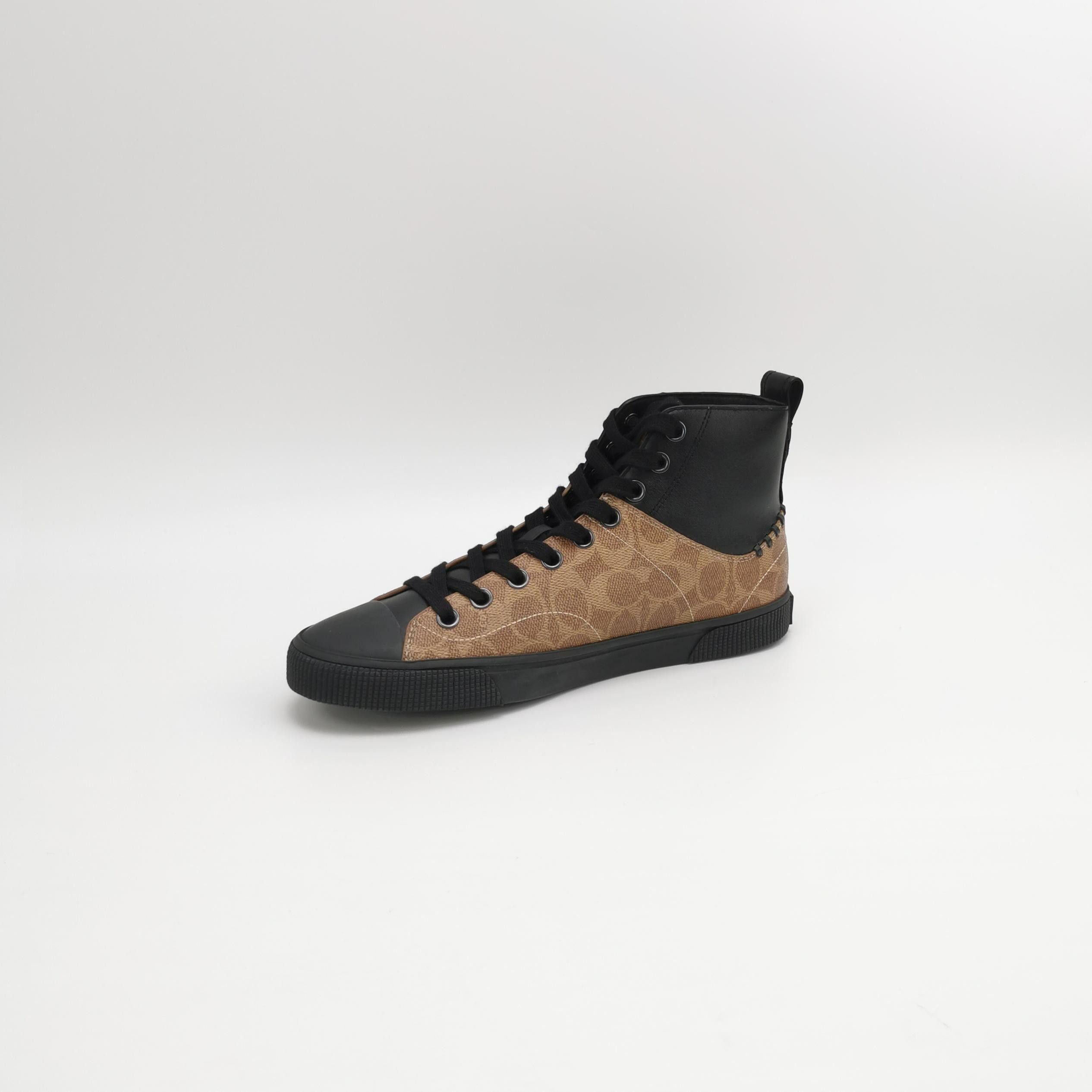 Coach Coach Signature Canvas Hi-Top Sneakers 40.5 Size US 7 / EU 40 - 3 Thumbnail