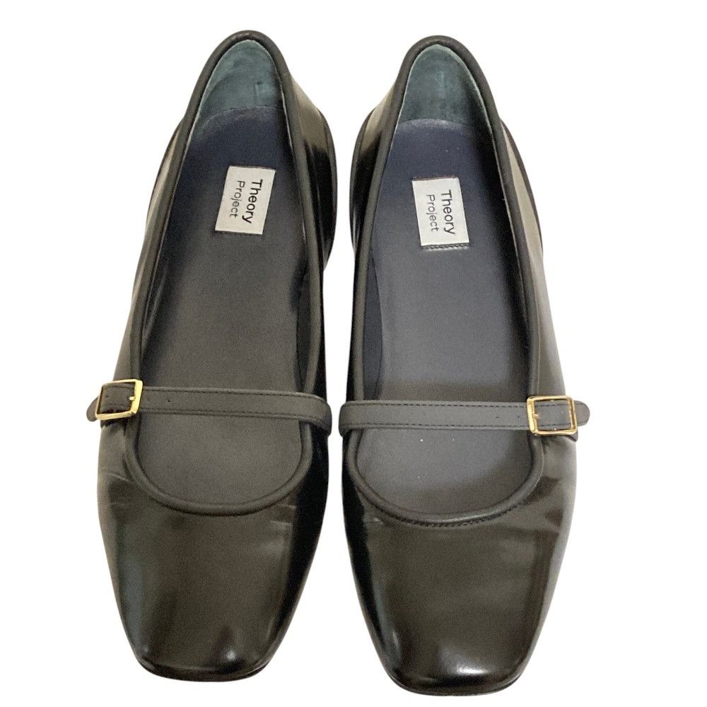 Theory Theory Theory Project Leather Mary Jane Flats Leather Shoes DUTY FREE for USA Size ONE SIZE - 5 Thumbnail