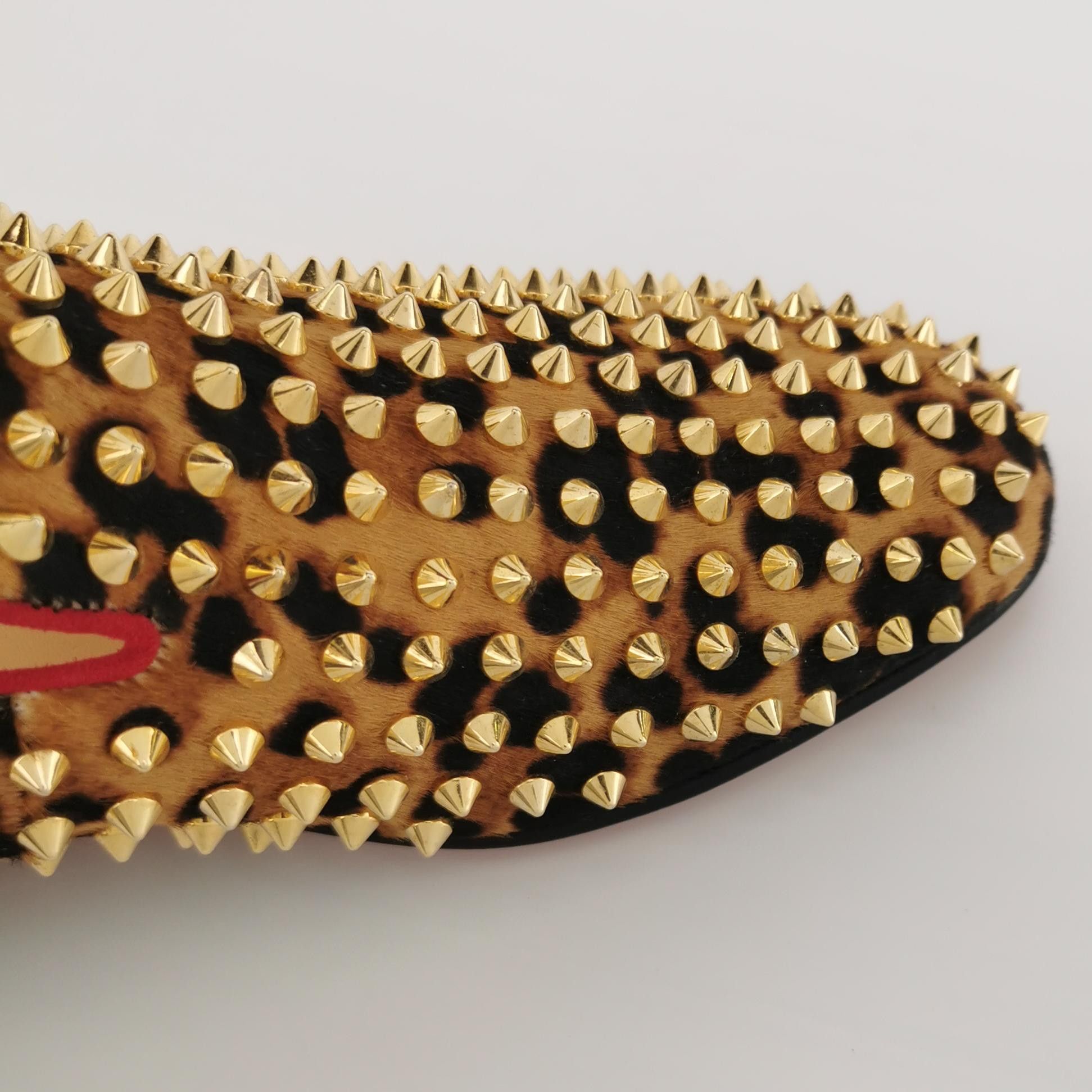 Christian Louboutin Christian Louboutin Leopard Studded Slip Ons 39 Size US 6 / EU 39 - 12 Thumbnail