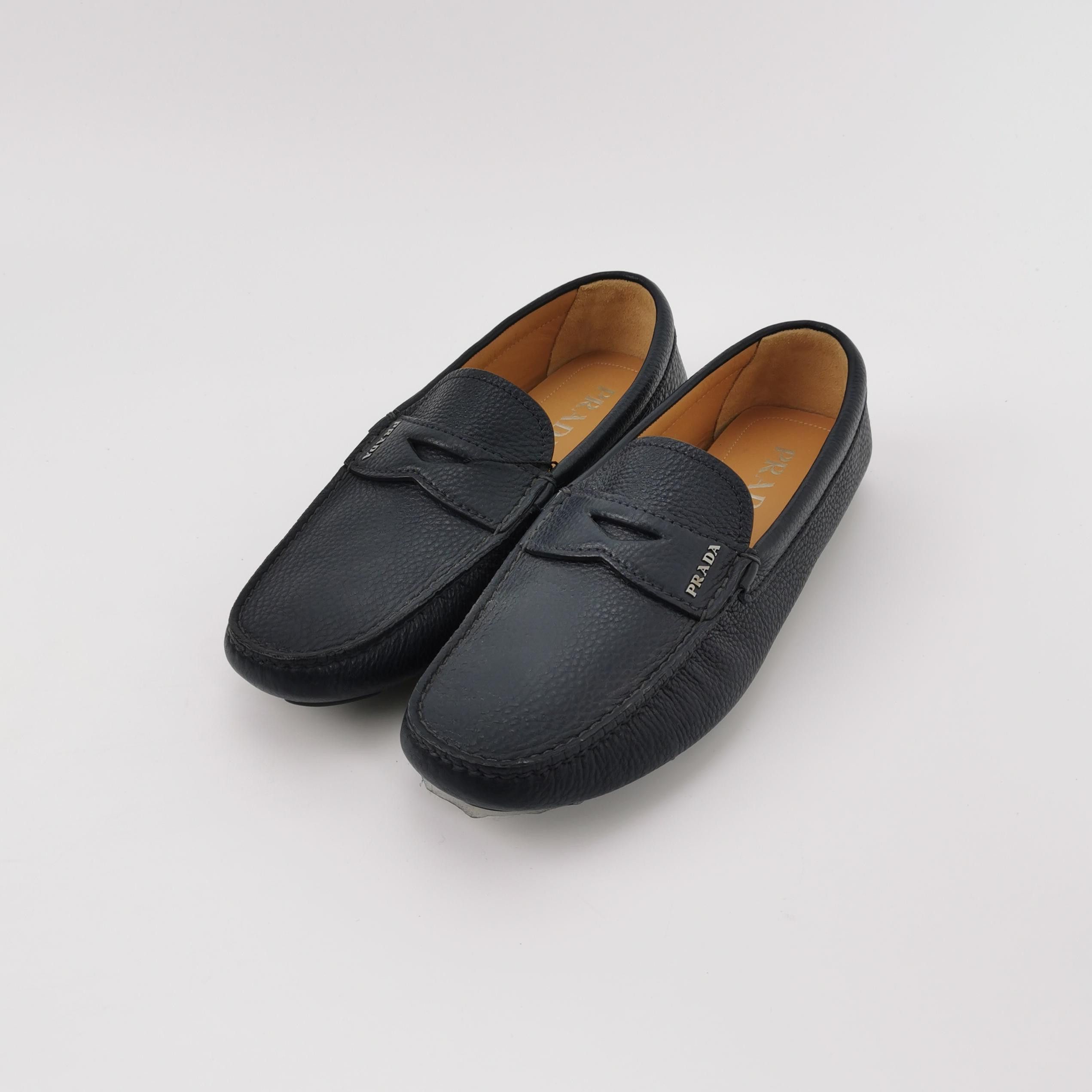 Prada Prada Pebbled Leather Driving Loafers 7 Size US 7 / EU 40 - 3 Thumbnail