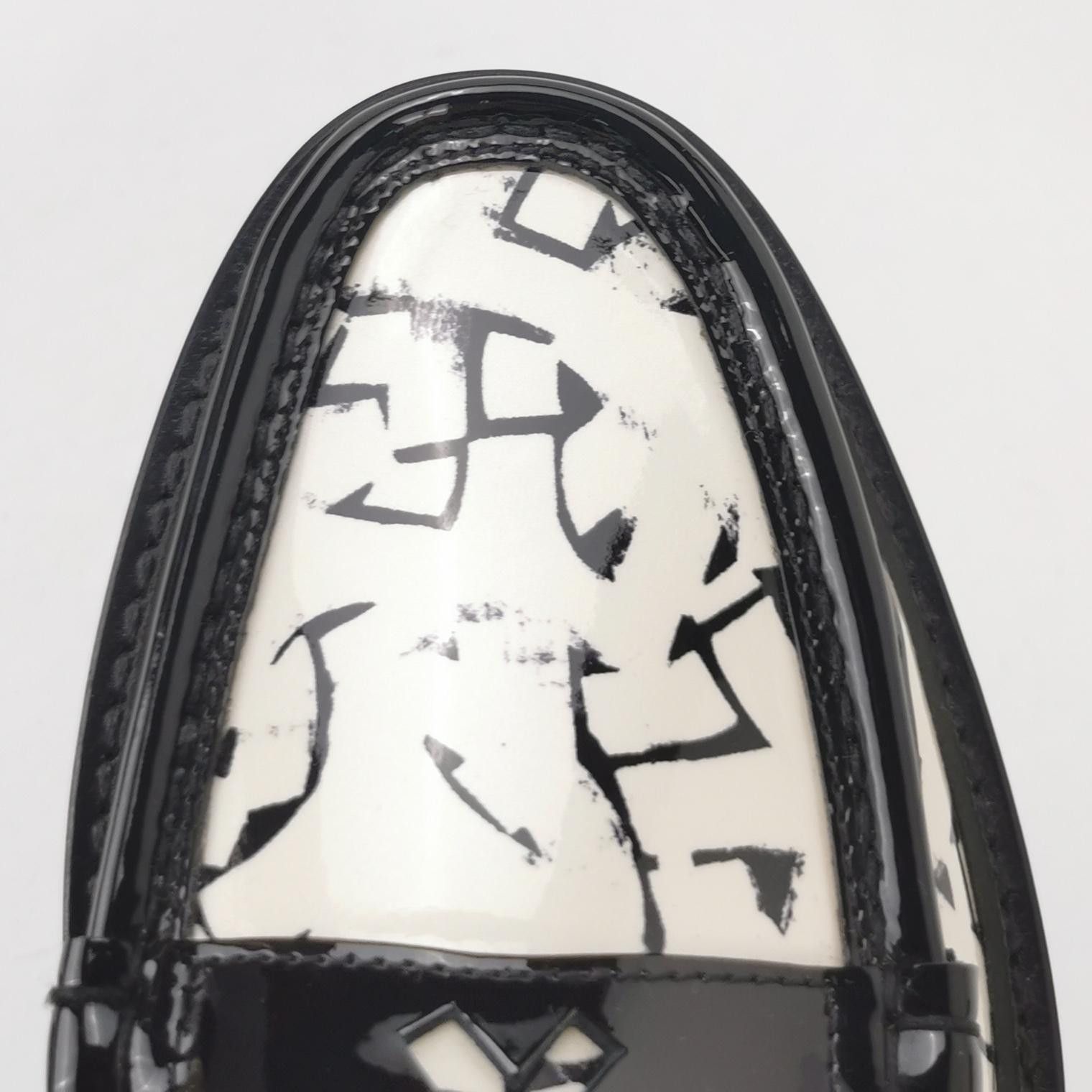 Jimmy Choo Jimmy Choo x Eric Haze Printed Patent Leather Loafers 41.5 Size US 8 / EU 41 - 7 Thumbnail