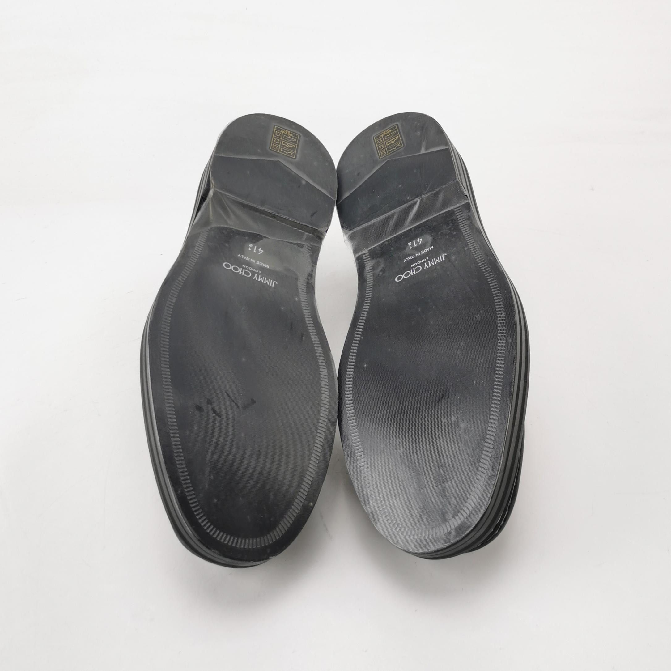 Jimmy Choo Jimmy Choo x Eric Haze Printed Patent Leather Loafers 41.5 Size US 8 / EU 41 - 6 Thumbnail