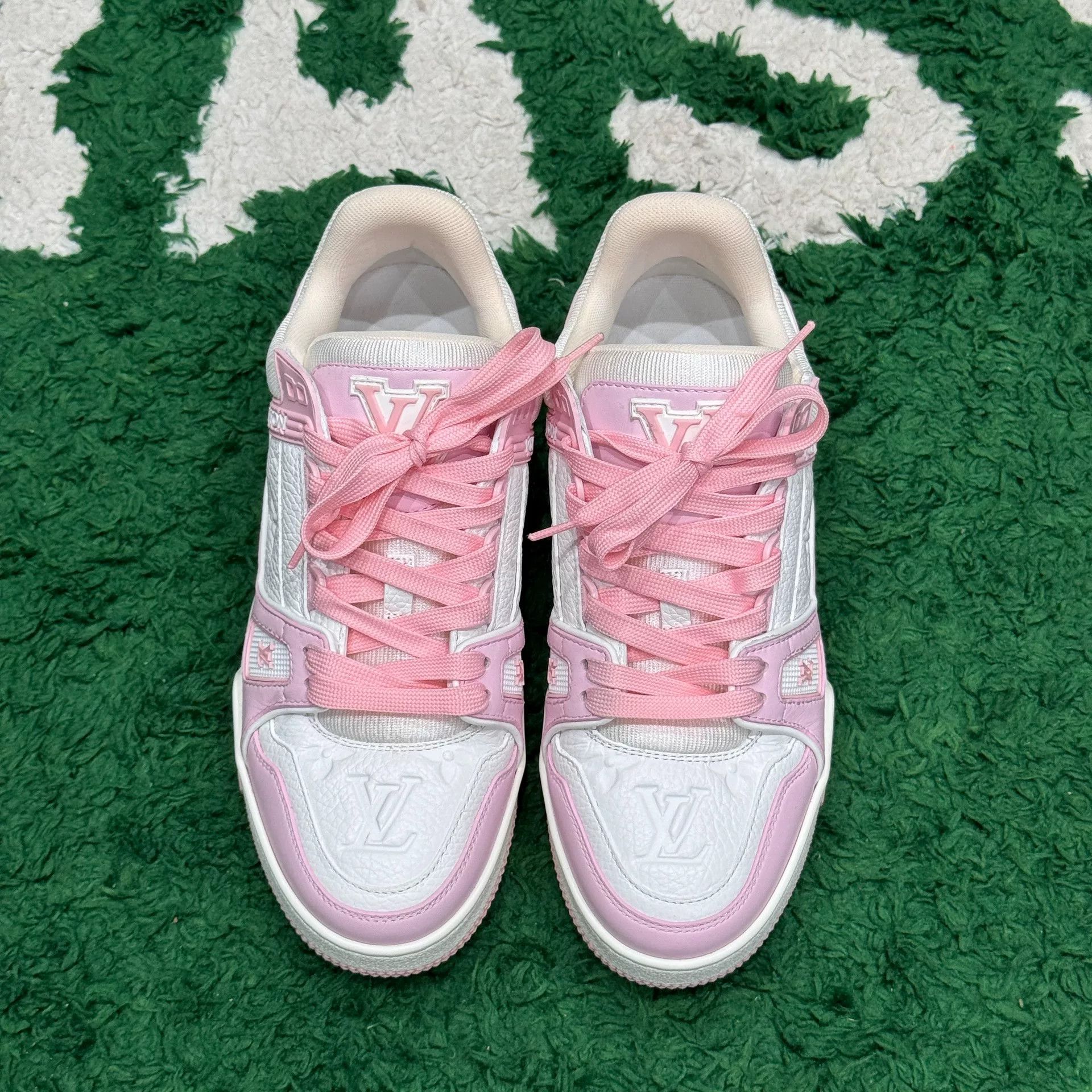 Louis Vuitton Louis Vuitton Training Pink Lowtop Sneakers 5.5 Men Size US 5.5 / EU 38 - 2 Thumbnail