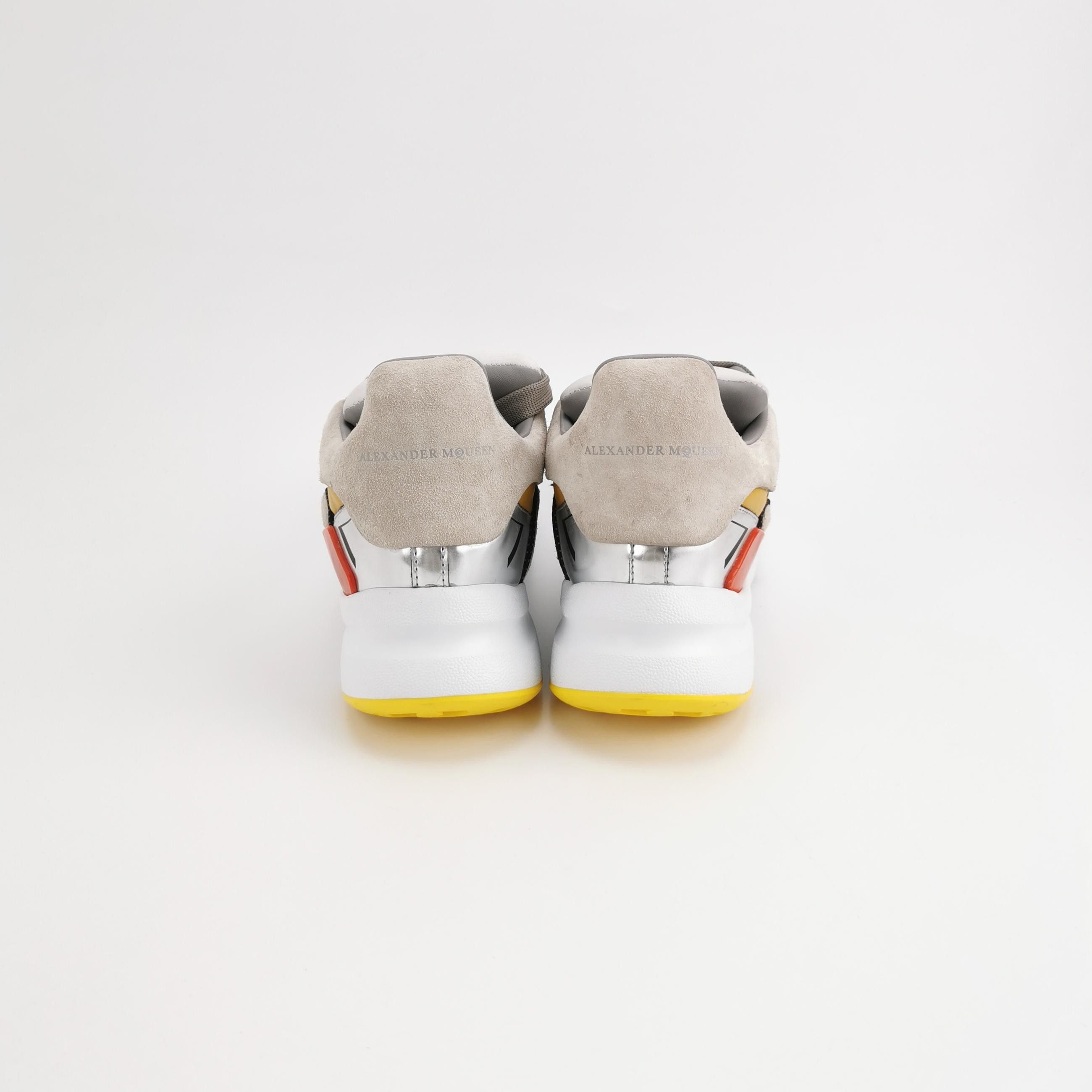 Alexander McQueen Alexander McQueen Silver Multi Oversized Sneakers 41 Size US 8 / EU 41 - 5 Thumbnail