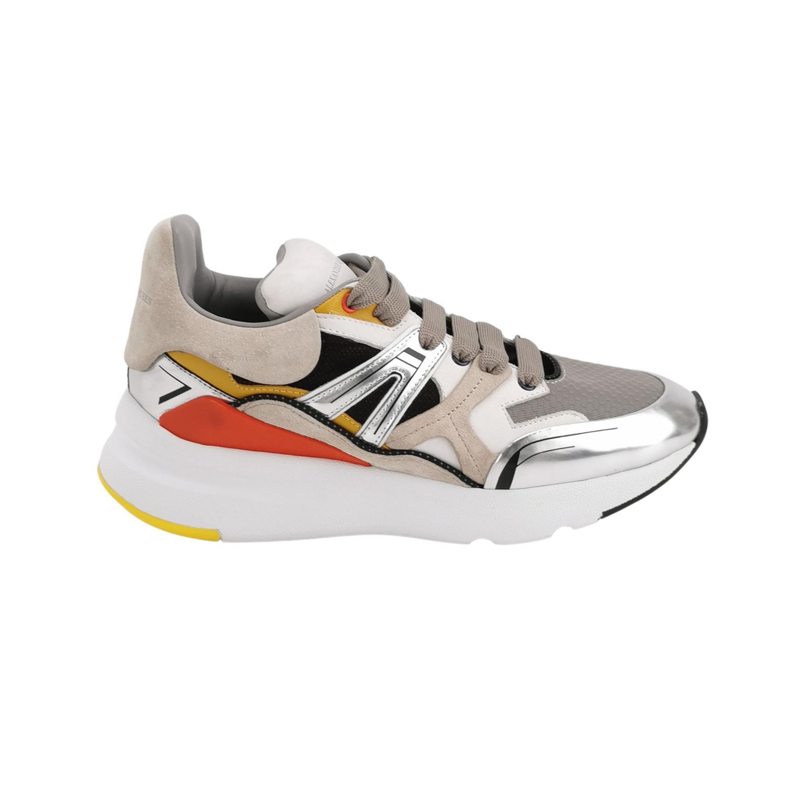 Alexander McQueen Alexander McQueen Silver Multi Oversized Sneakers 41 Size US 8 / EU 41 - 2 Thumbnail