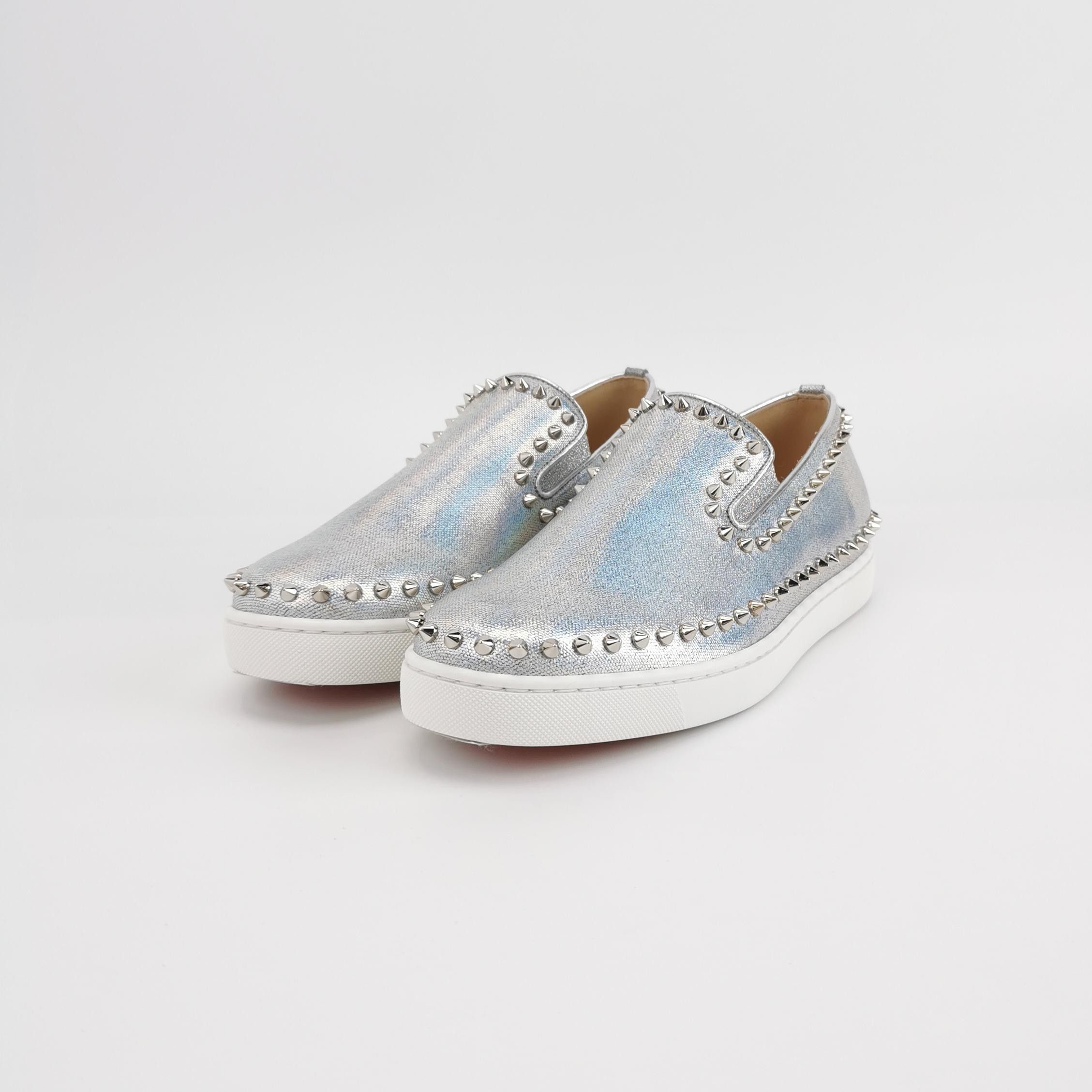 Christian Louboutin Christian Louboutin Spiked Pik Boat Sneakers 41 Size US 8 / EU 41 - 4 Thumbnail