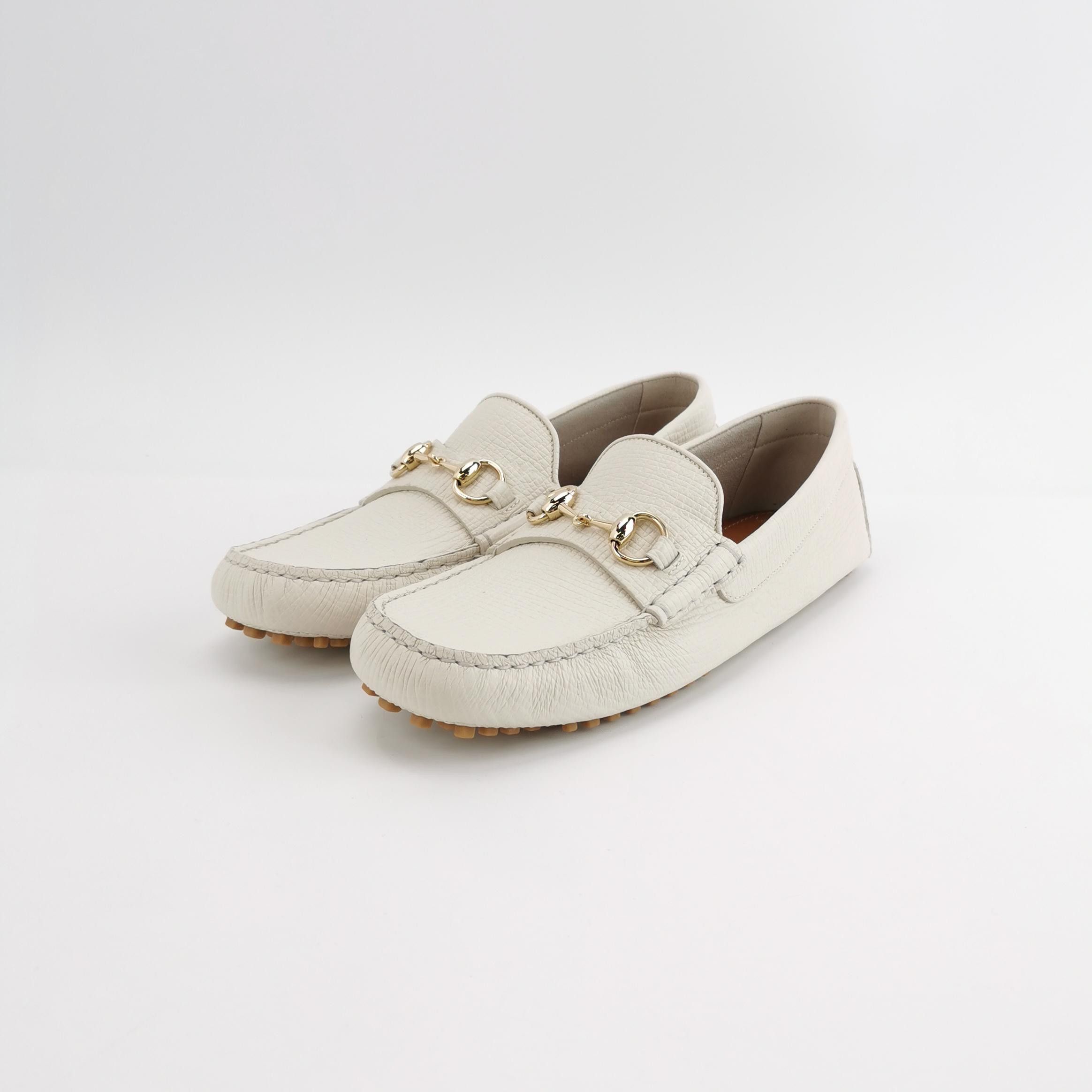 Gucci Gucci Horsebit Grained Leather Driver Shoes 42 Size US 9 / EU 42 - 4 Thumbnail
