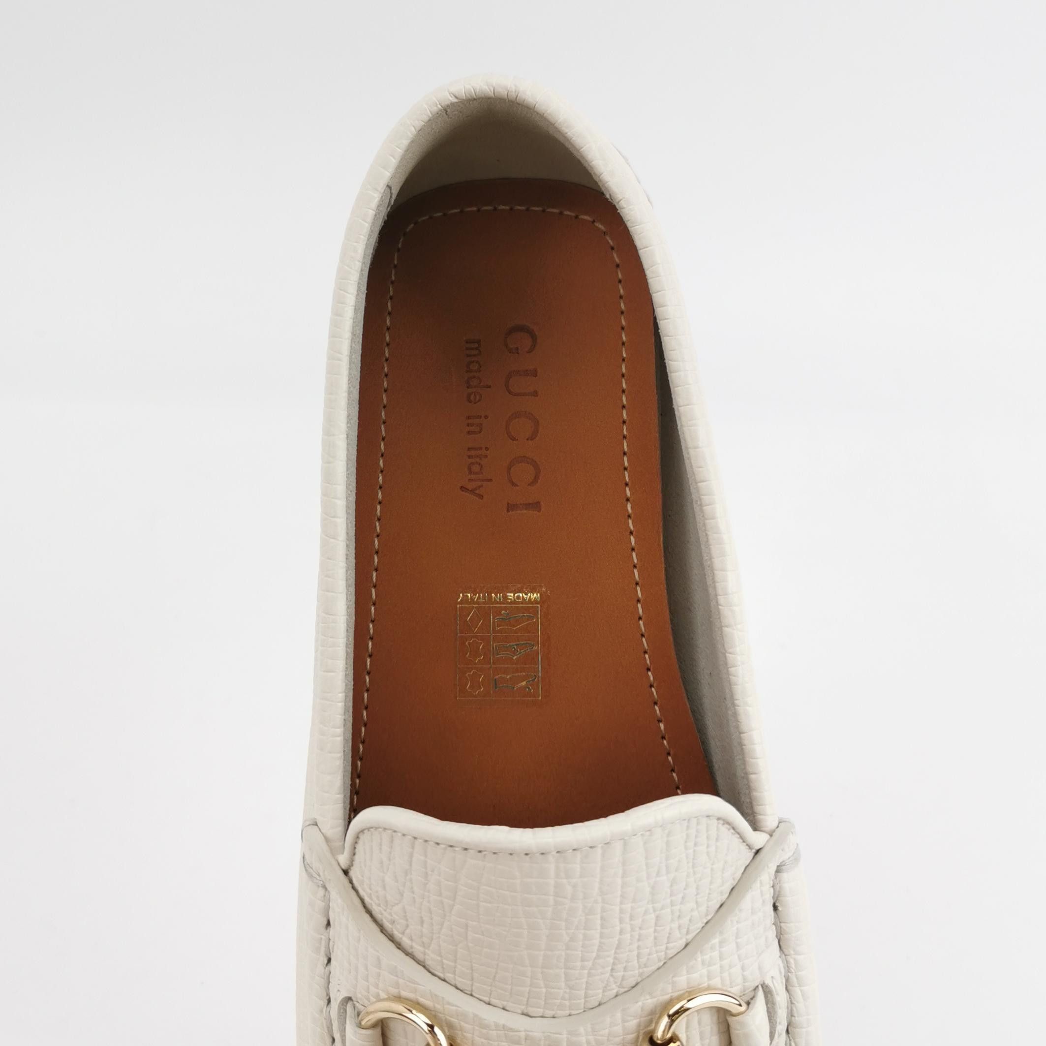 Gucci Gucci Horsebit Grained Leather Driver Shoes 42 Size US 9 / EU 42 - 8 Thumbnail