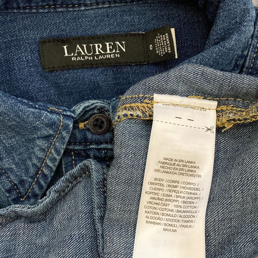 Ralph Lauren Ralph Lauren Lauren Ralph Lauren Denim Dress Textile Dresses DUTY FREE for USA Size ONE SIZE - 3 Thumbnail