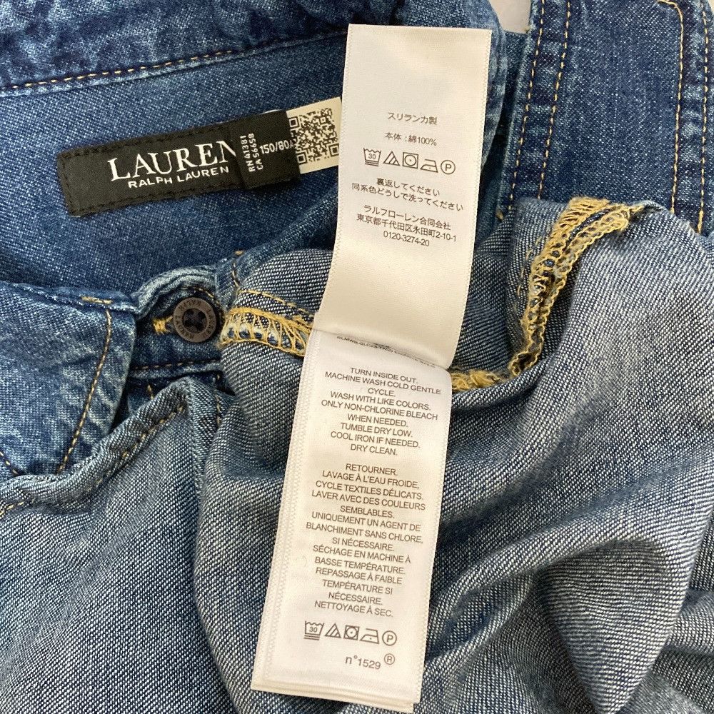 Ralph Lauren Ralph Lauren Lauren Ralph Lauren Denim Dress Textile Dresses DUTY FREE for USA Size ONE SIZE - 4 Thumbnail