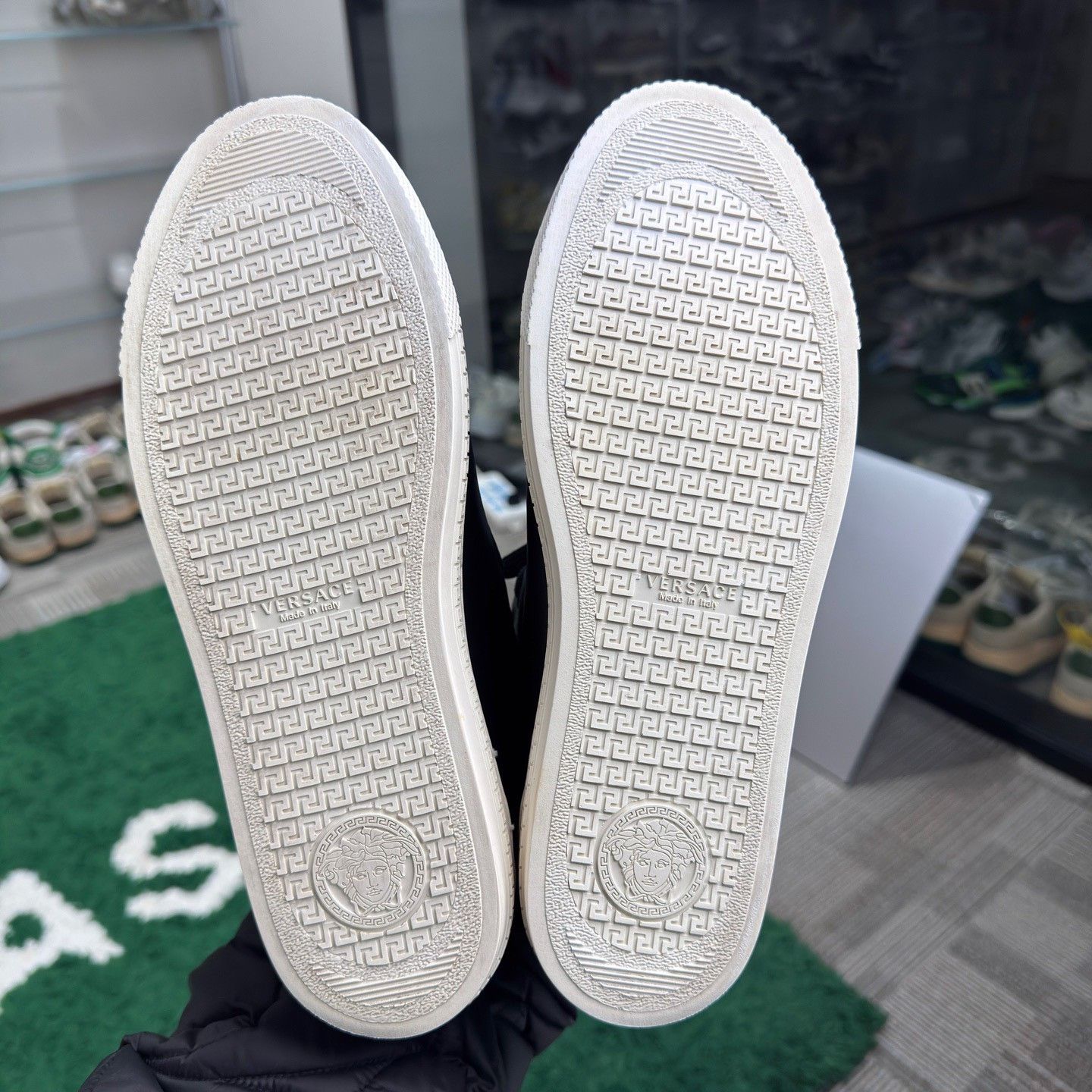 Versace Versace Gold Hitop Sneakers us_9 Women Size US 9 / IT 39 - 6 Thumbnail