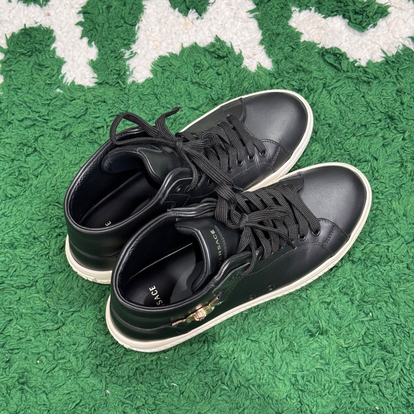 Versace Versace Gold Hitop Sneakers us_9 Women Size US 9 / IT 39 - 4 Thumbnail