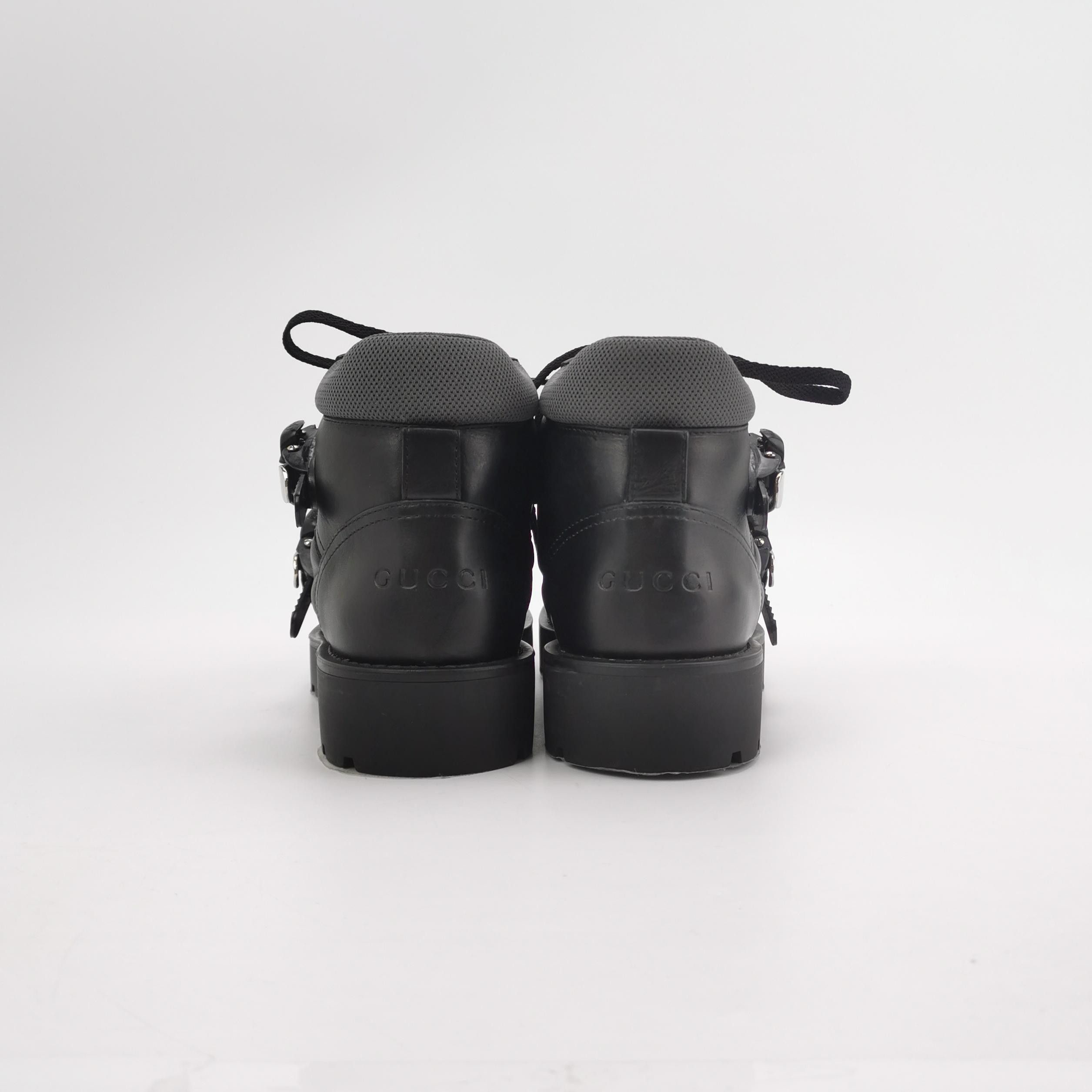 Gucci Gucci Buckle Leather Low-Top Sneakers 39 Size US 6 / EU 39 - 5 Thumbnail