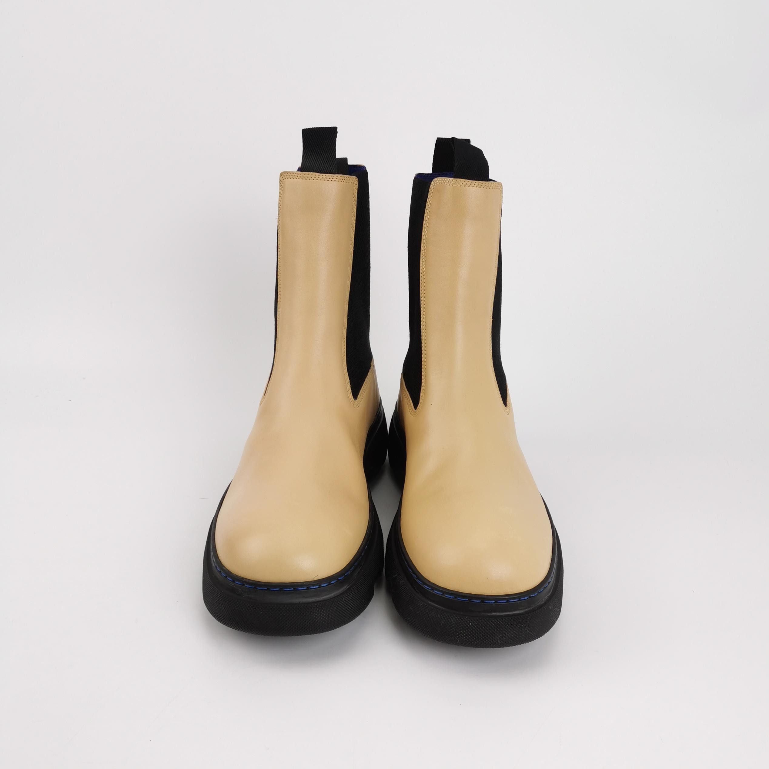 Burberry Burberry Creeper Leather Chelsea Boots 42 Size US 9 / EU 42 - 4 Thumbnail