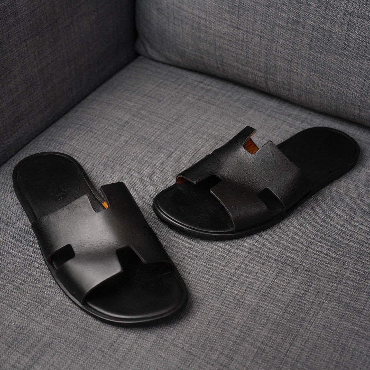 Hermes Hermes Black Sandals 9 Men Size US 9 / EU 42 - 3 Thumbnail