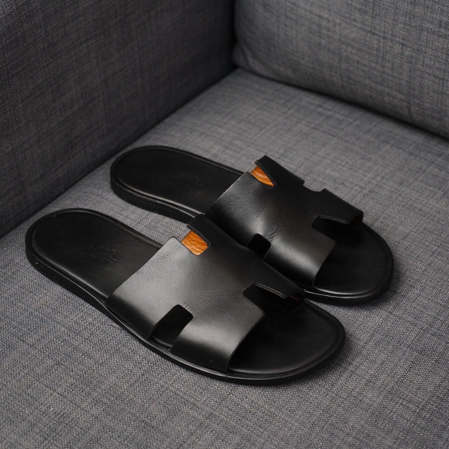 Hermes Hermes Black Sandals 9 Men Size US 9 / EU 42 - 5 Thumbnail