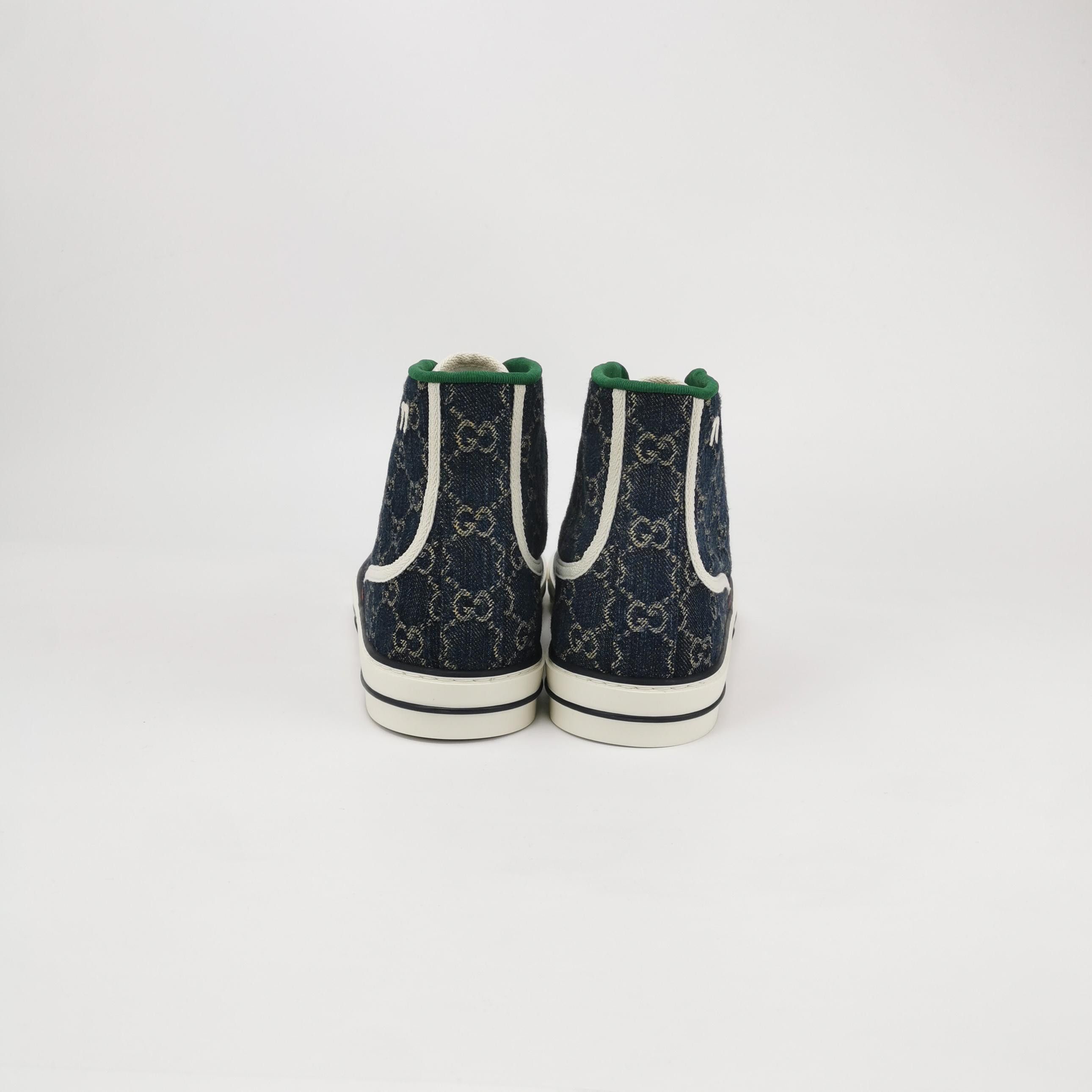 Gucci Gucci GG Monogram Tennis 1977 Hi-Top Sneakers US 14 Size US 14 / EU 47 - 5 Thumbnail